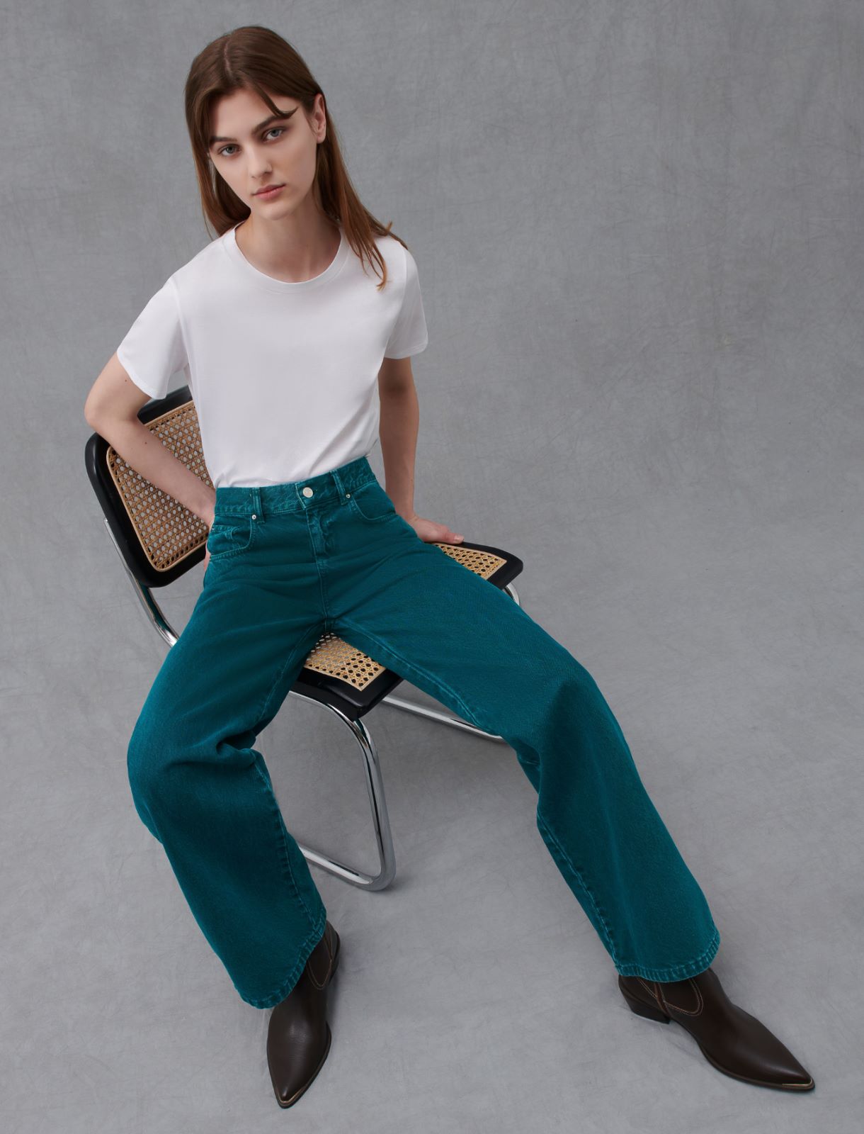 Jeans wide leg - Verde - Marella - 3