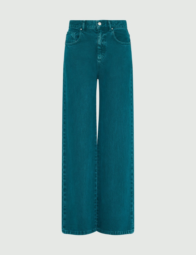 Wide-leg jeans - Green - Marella - 2