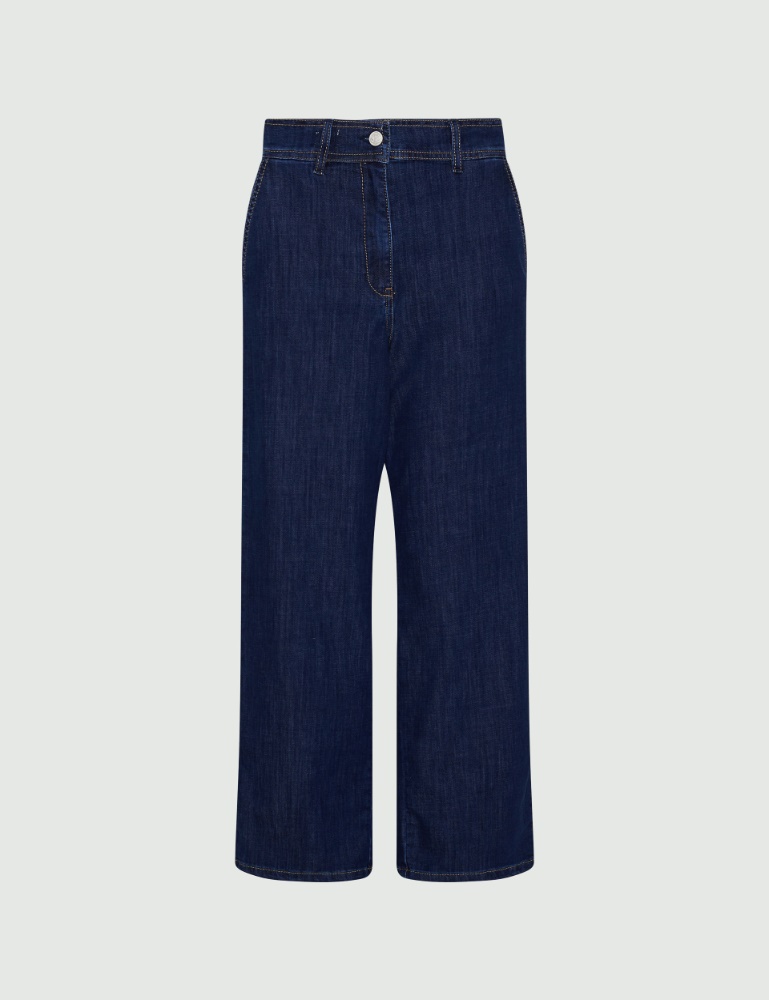 Jean wide leg - Bleu jeans - Marella - 2