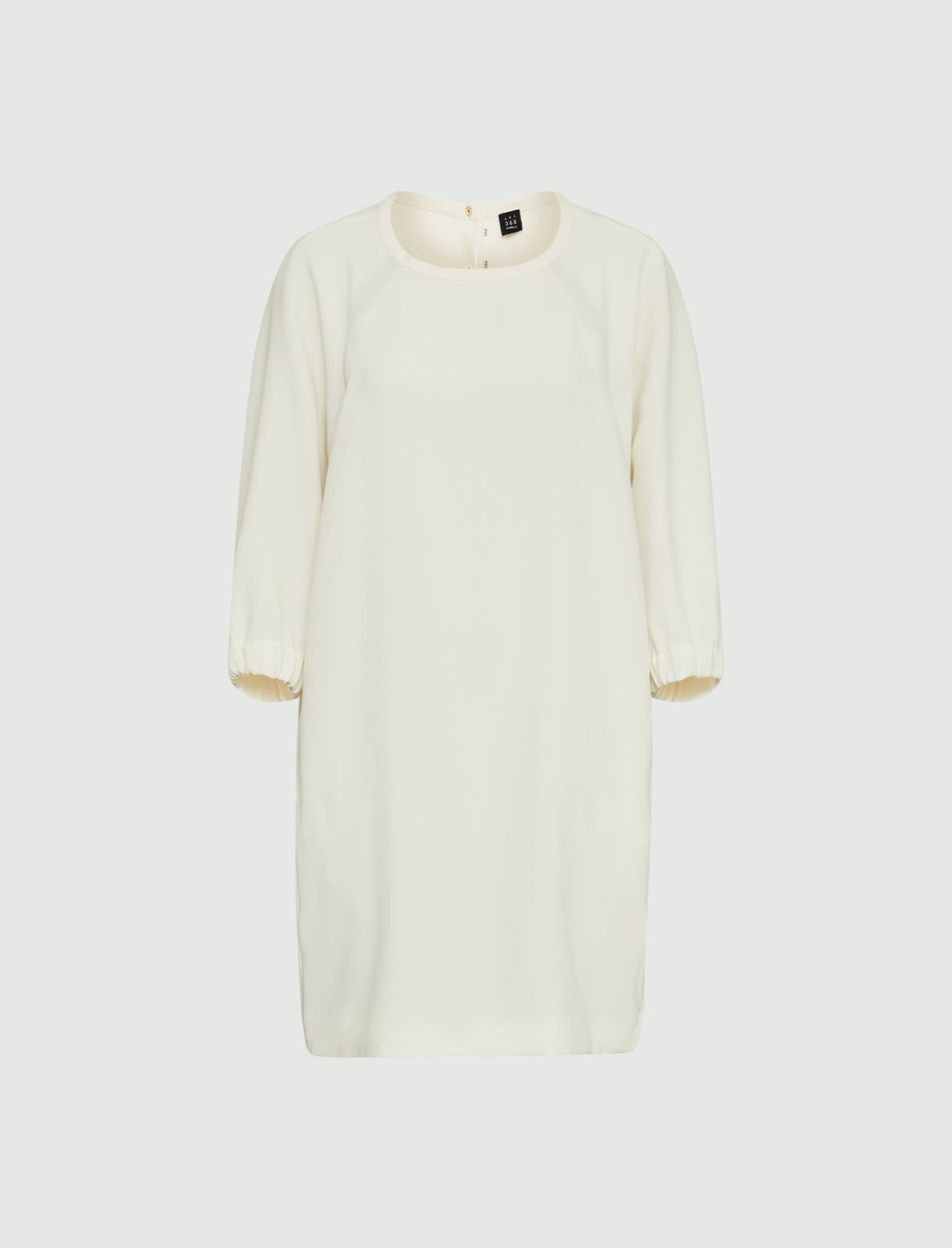 Crepe dress - Wool white - Marella - 5