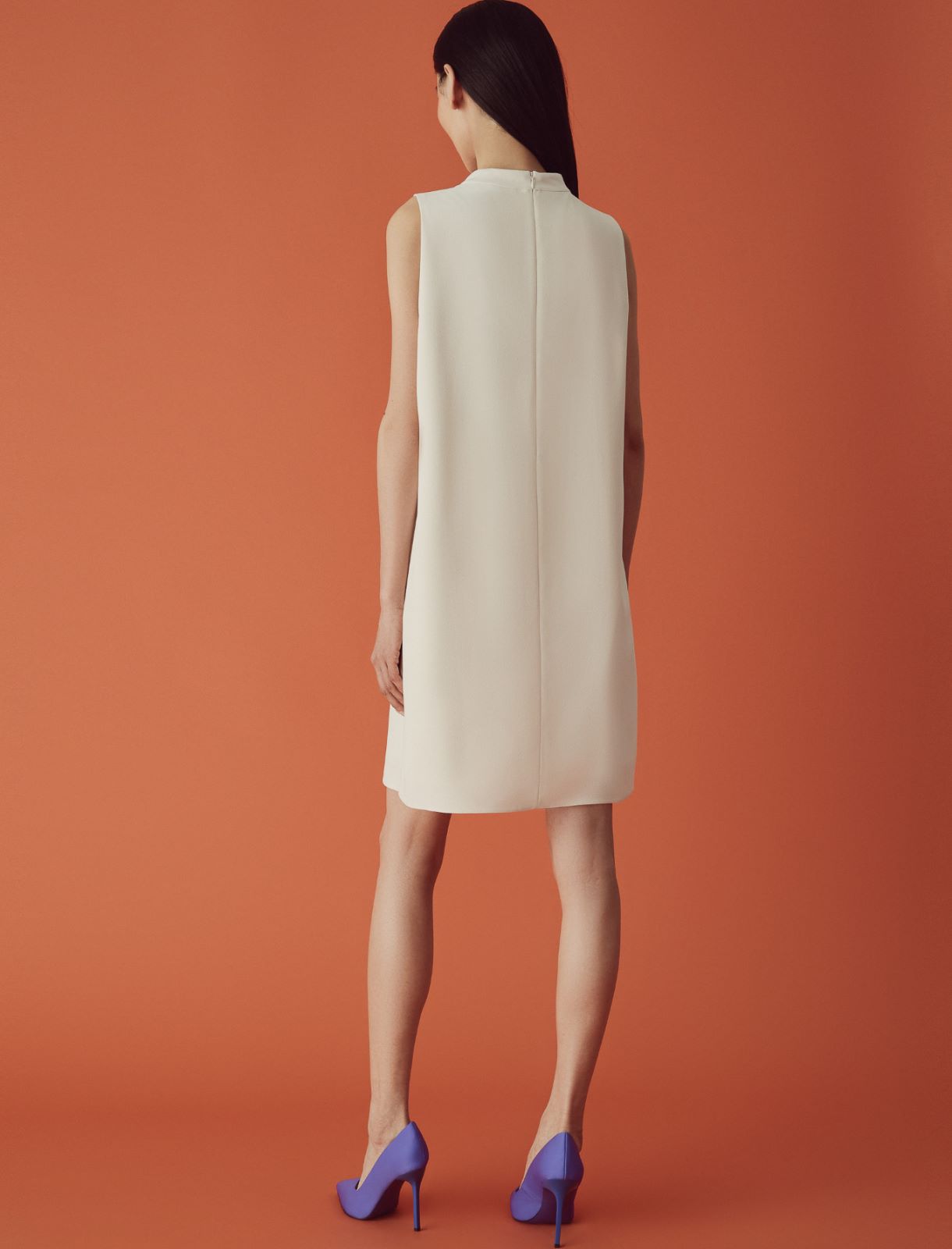 Flared dress - Wool white - Marella - 2