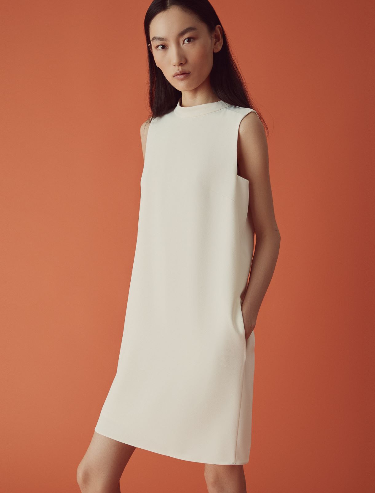 Flared dress - Wool white - Marella - 3