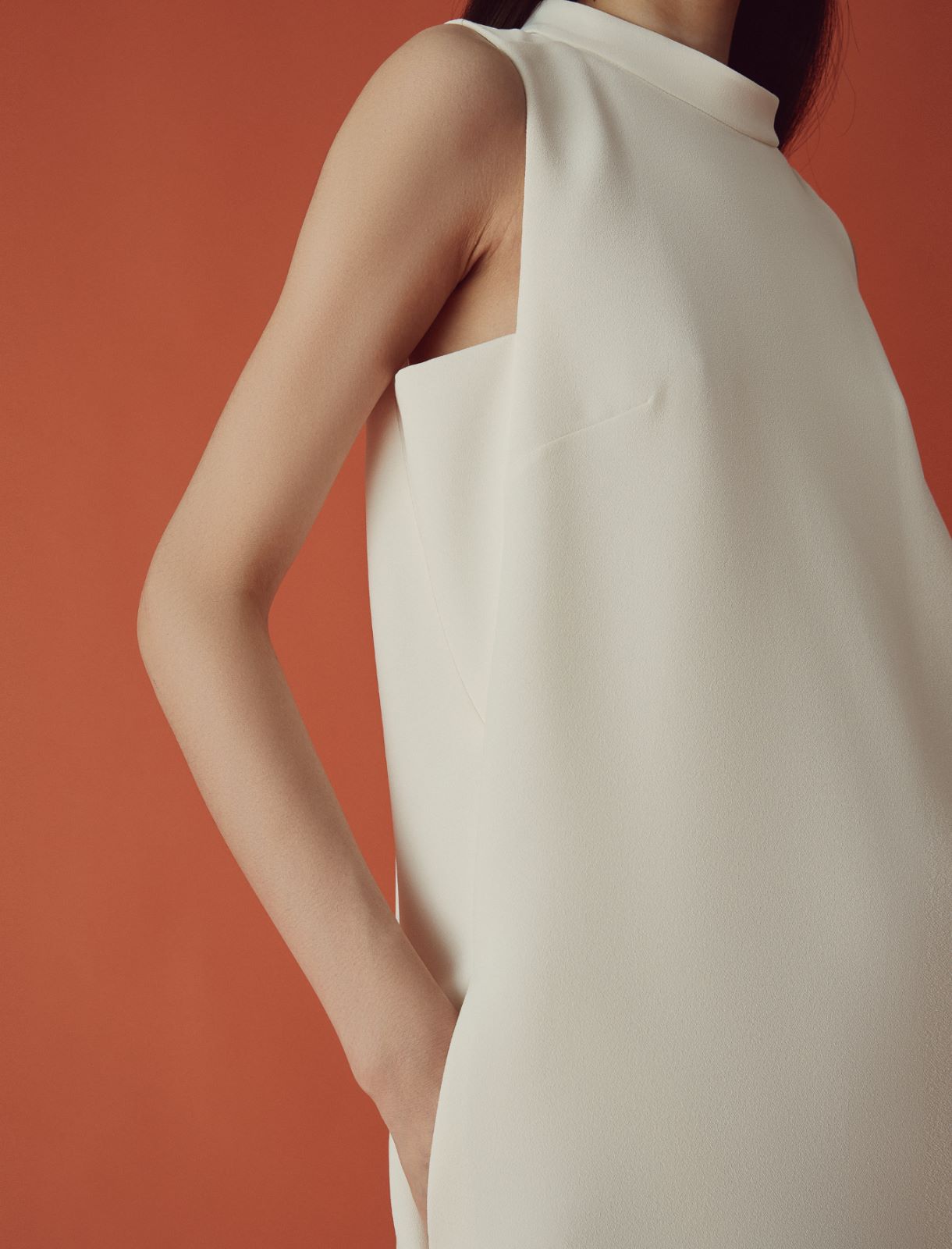 Flared dress - Wool white - Marella - 4