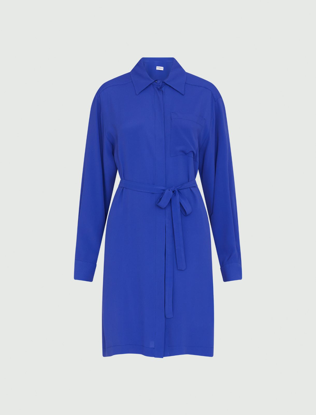 Shirt dress - Cornflower blue - Marella - 2
