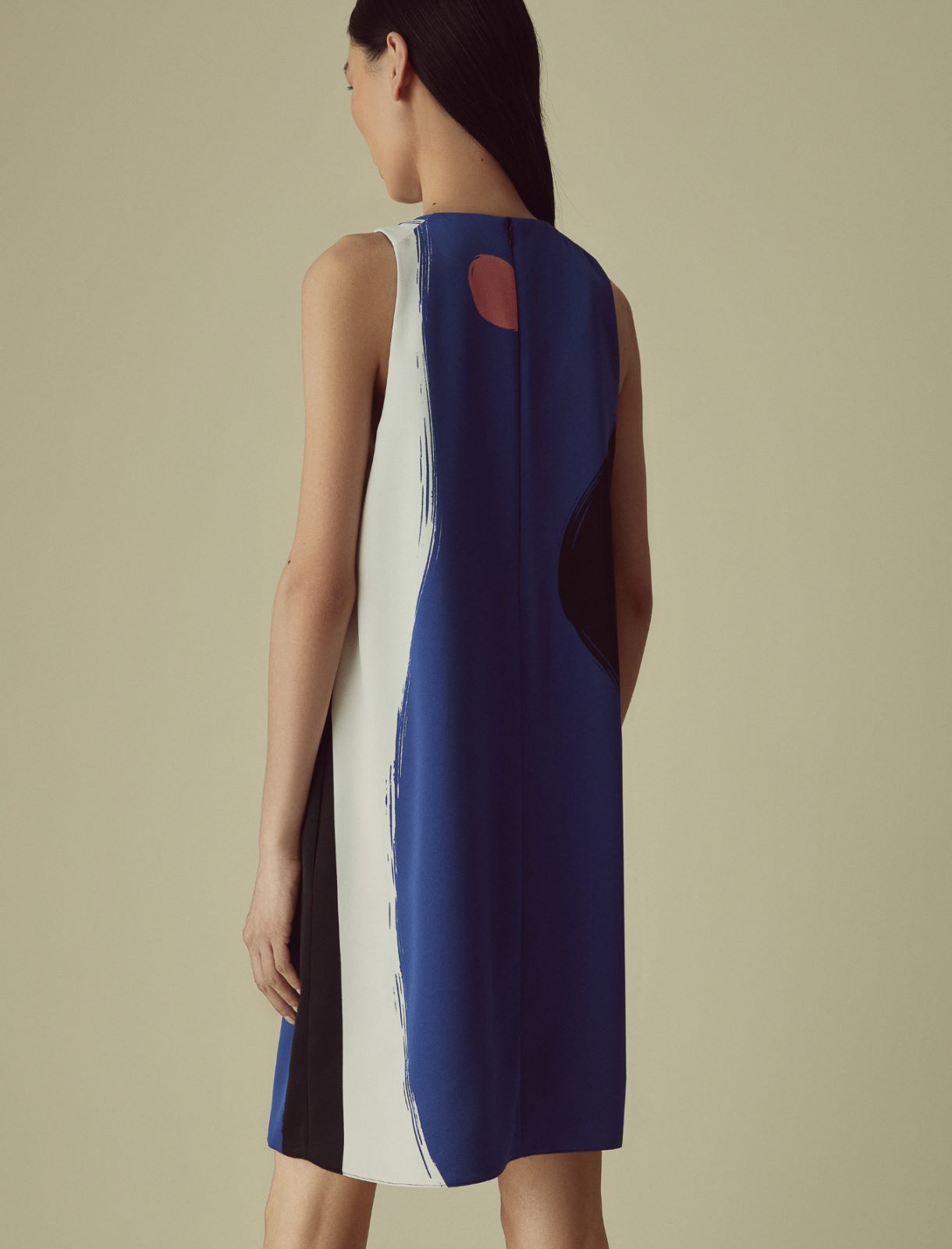 Sukienka ze wzorem - Purpurowy - Marella - 2
