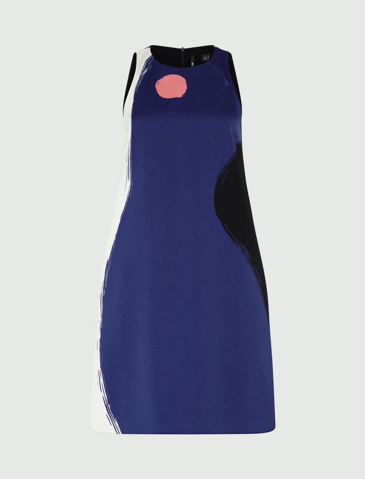 Sukienka ze wzorem - Purpurowy - Marella - 5