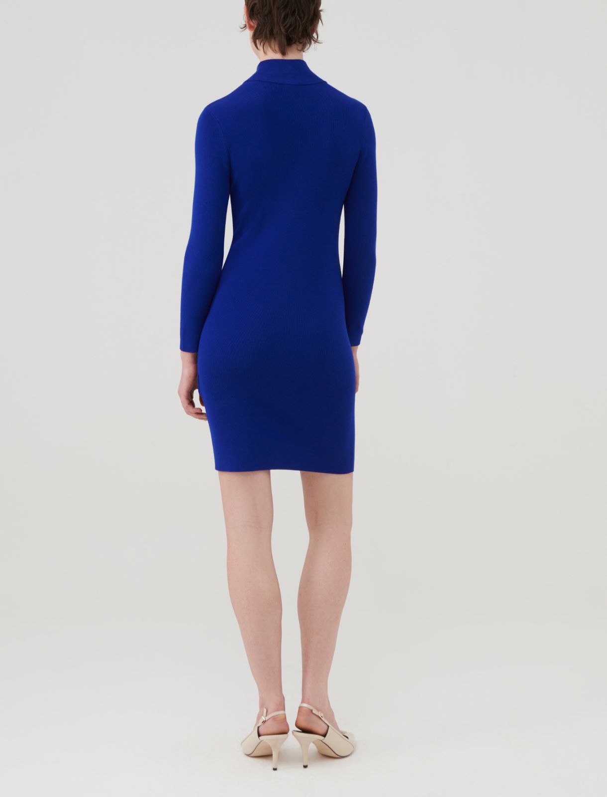 Knit dress - Cornflower blue - Marella - 2