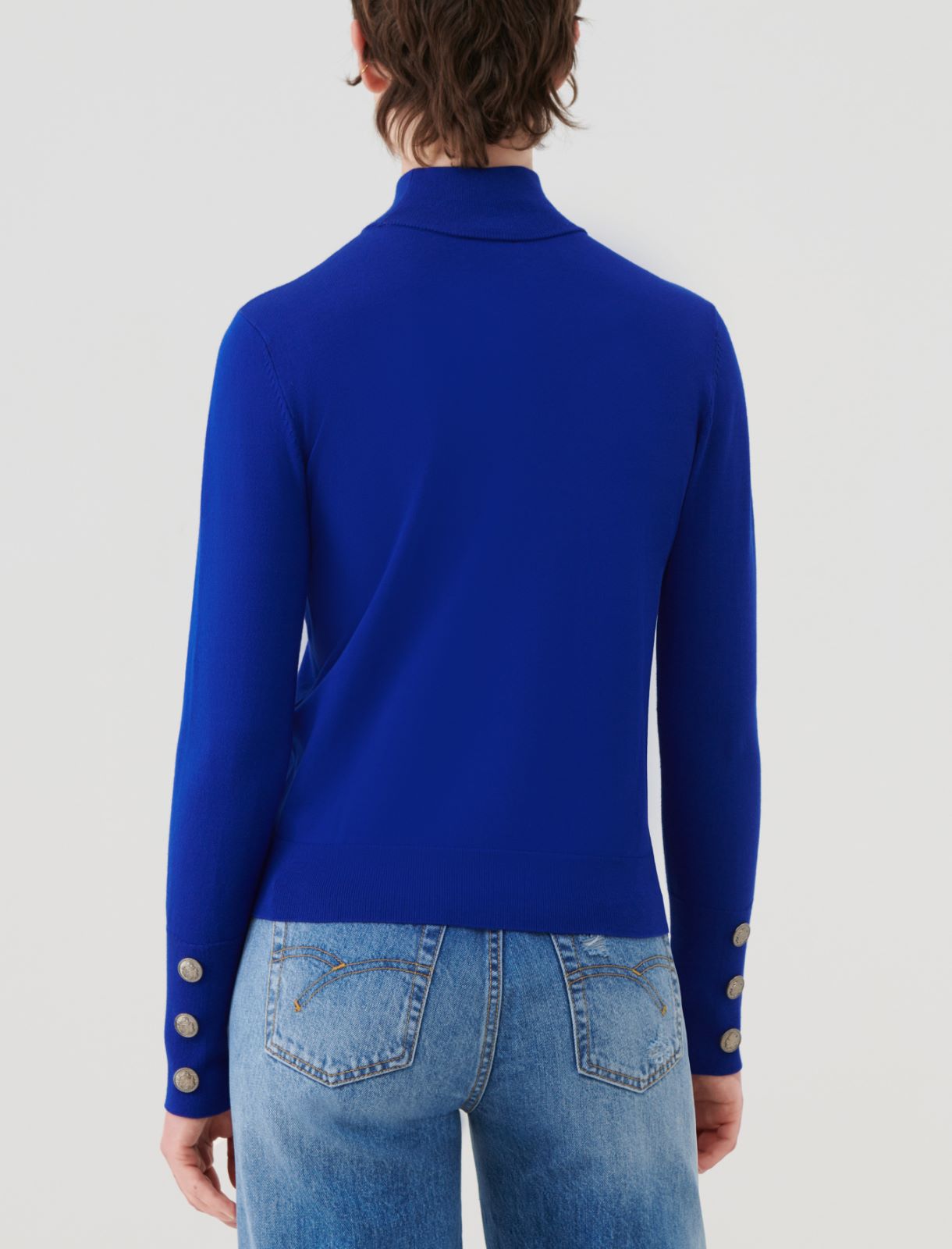 Slim-fit sweater - Cornflower blue - Marella - 2
