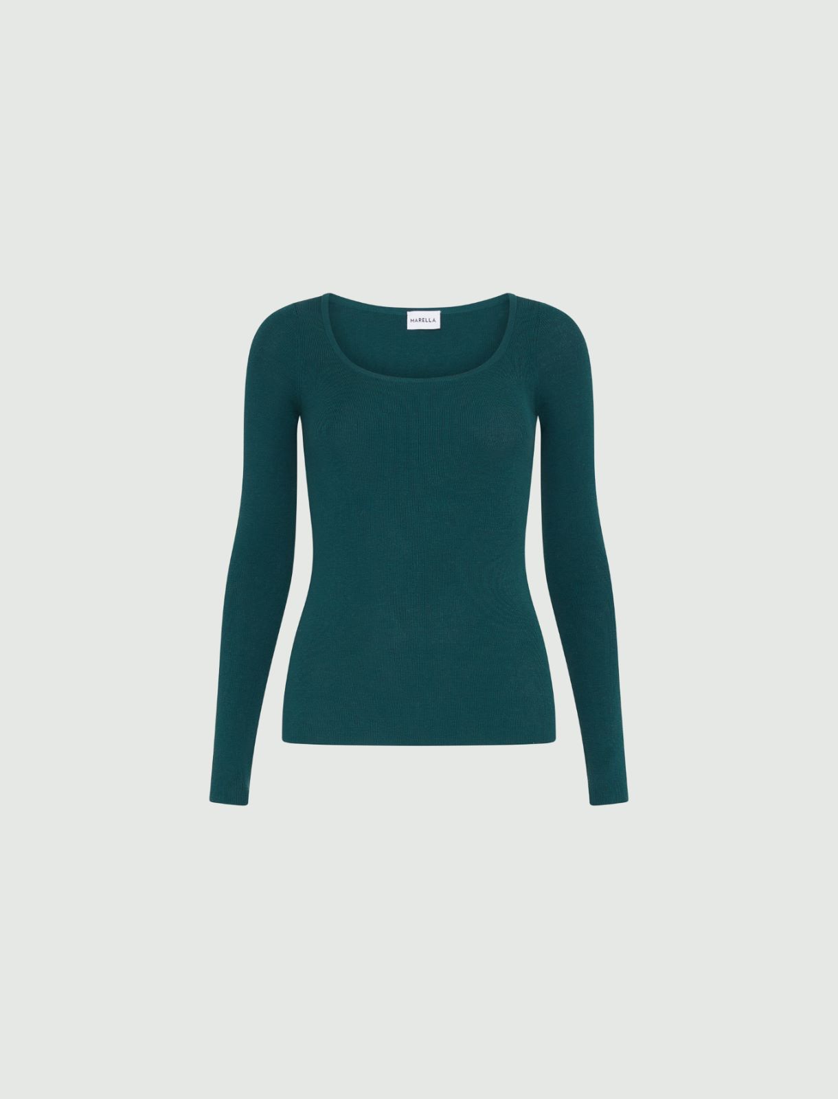 Slim-fit sweater - Dark green - Marella - 5