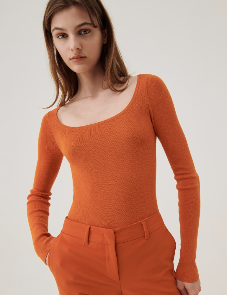 Slim-fit sweater - Rust - Marella