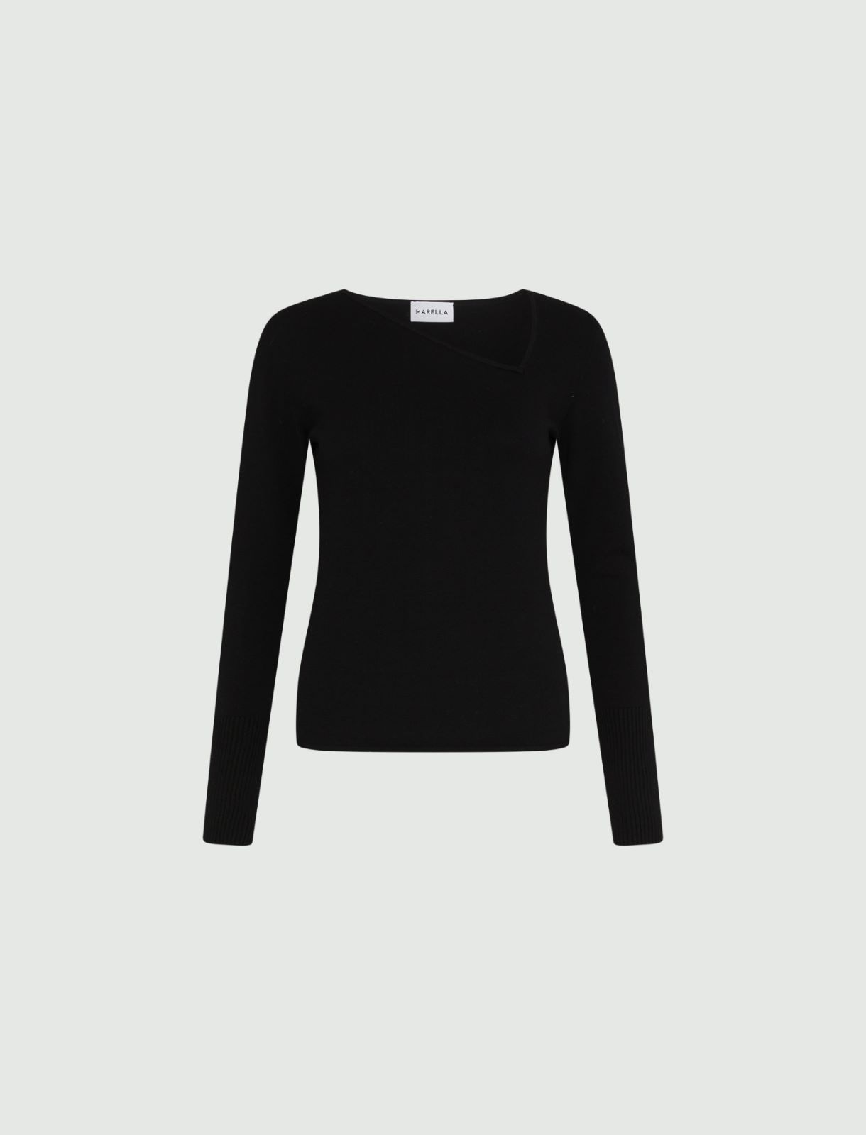 Slim sweater - Black - Marella - 5