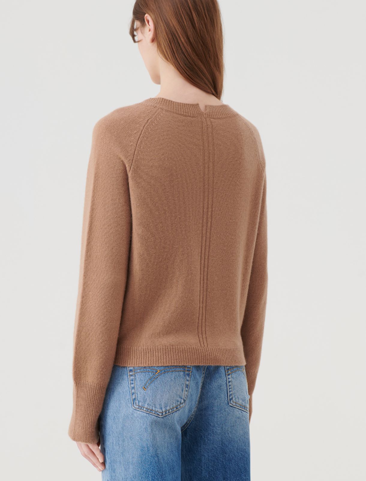 Cashmere and wool sweater - Camel - Marella - 2