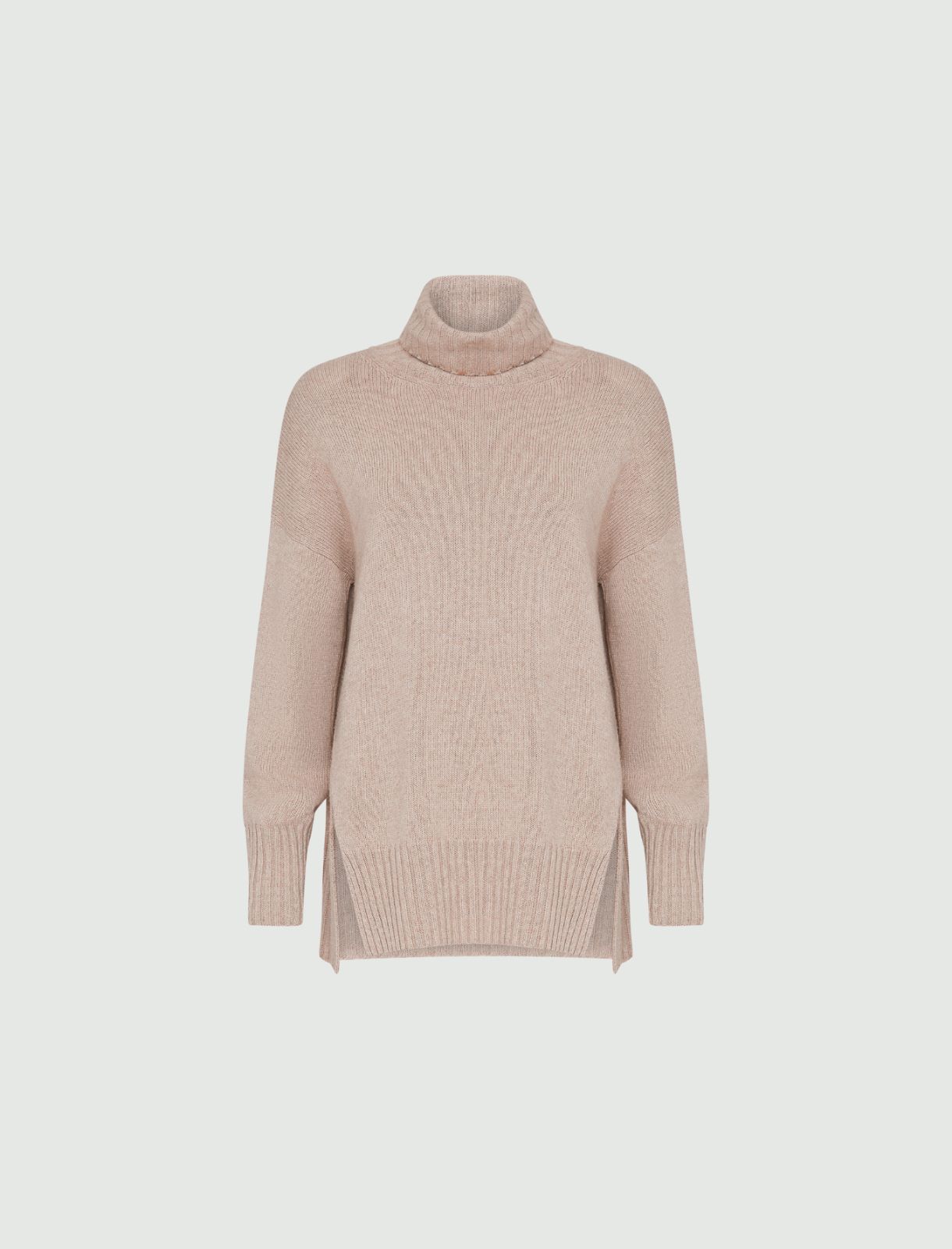 High-neck sweater - Natural - Marella - 5