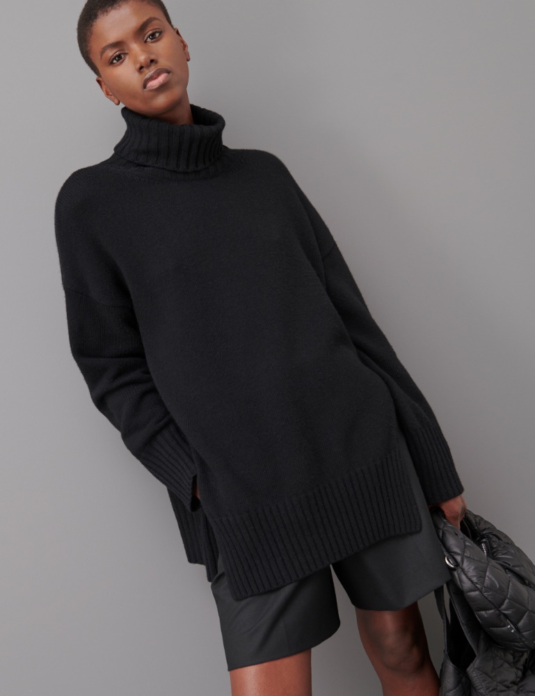 High-neck sweater - Black - Marella