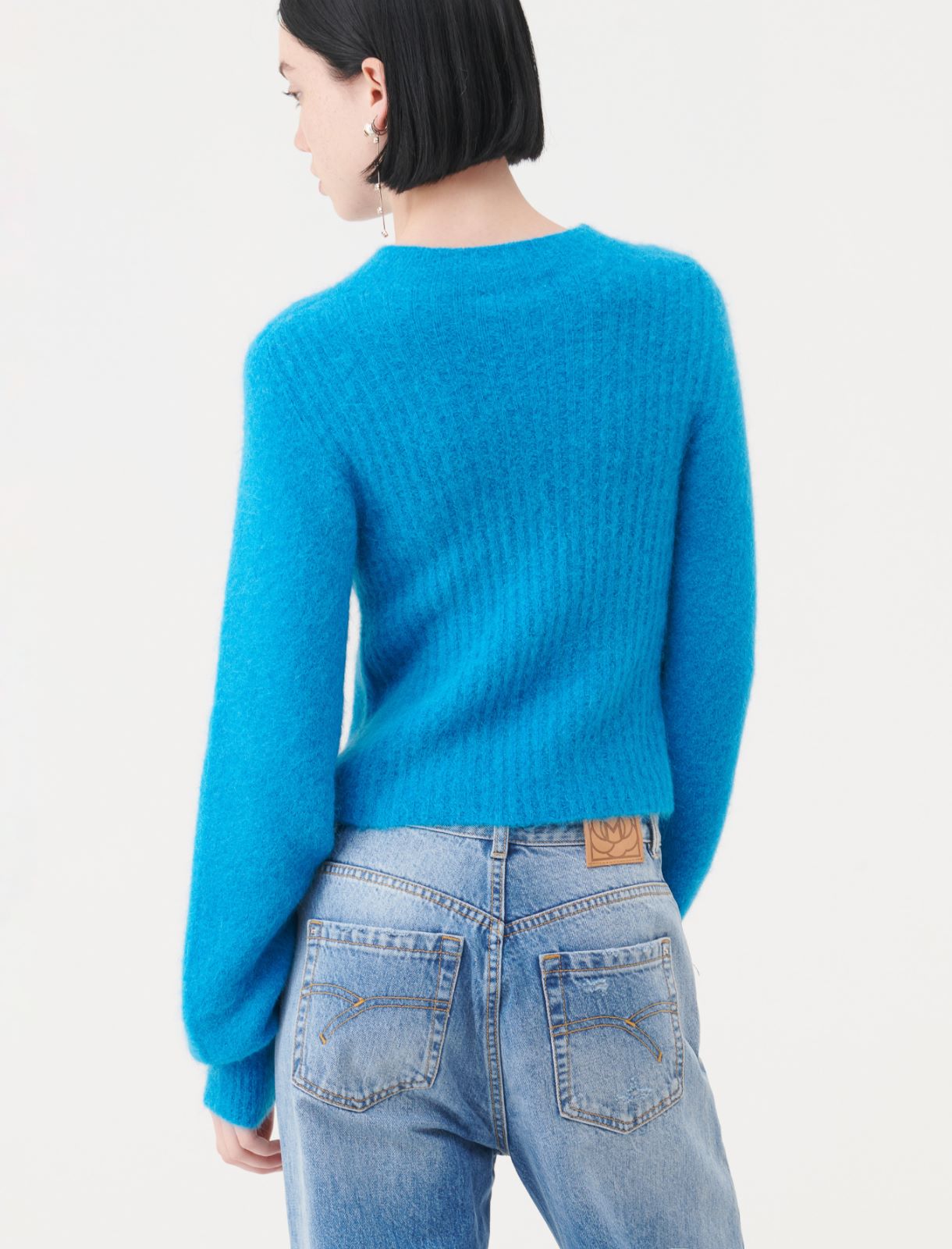 High-neck sweater - Turquoise - Marella - 2