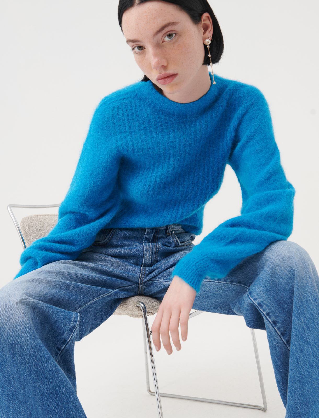 High-neck sweater - Turquoise - Marella - 3