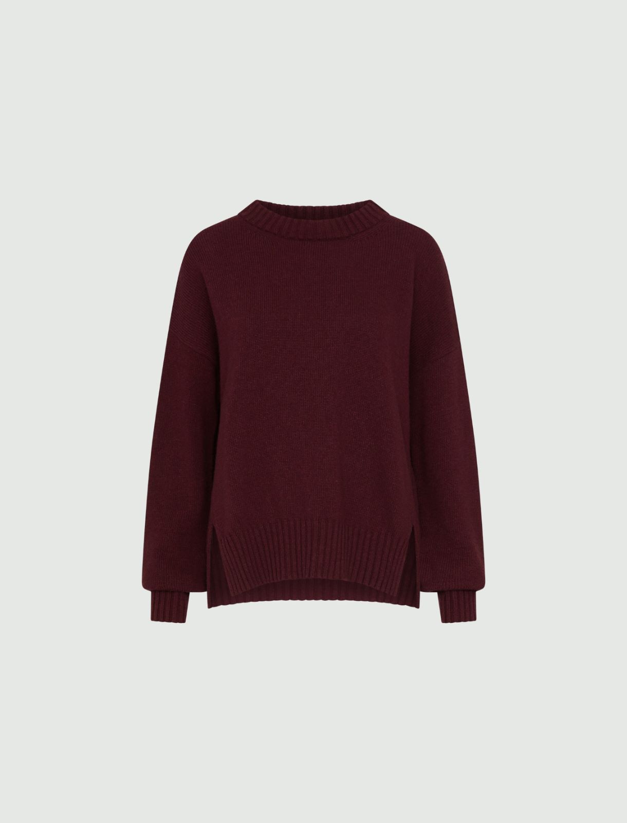 Cashmere-blend sweater - Bordeaux - Marella - 5