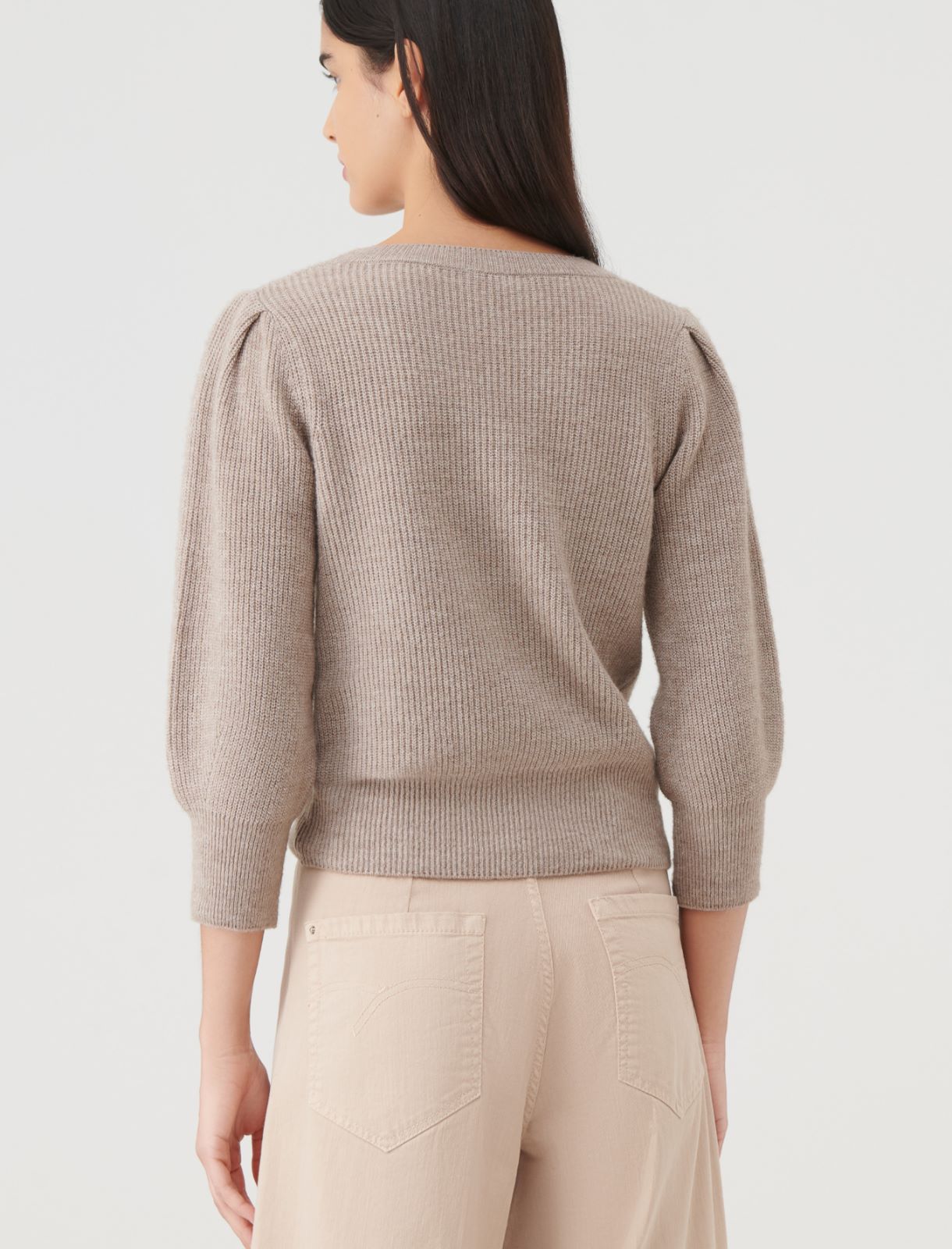 Alpaca-blend sweater - Beige - Marella - 2