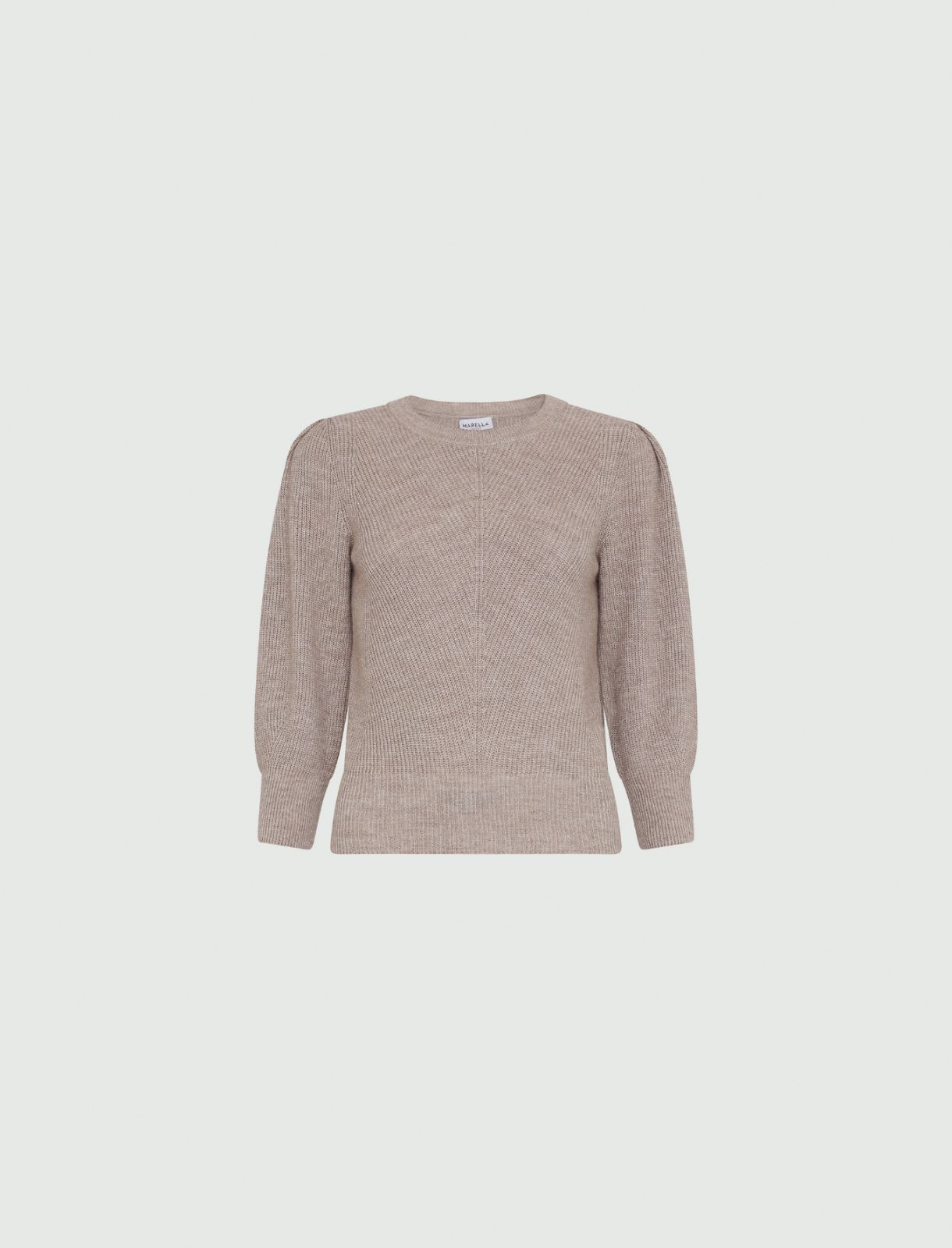 Alpaca-blend sweater - Beige - Marella - 5
