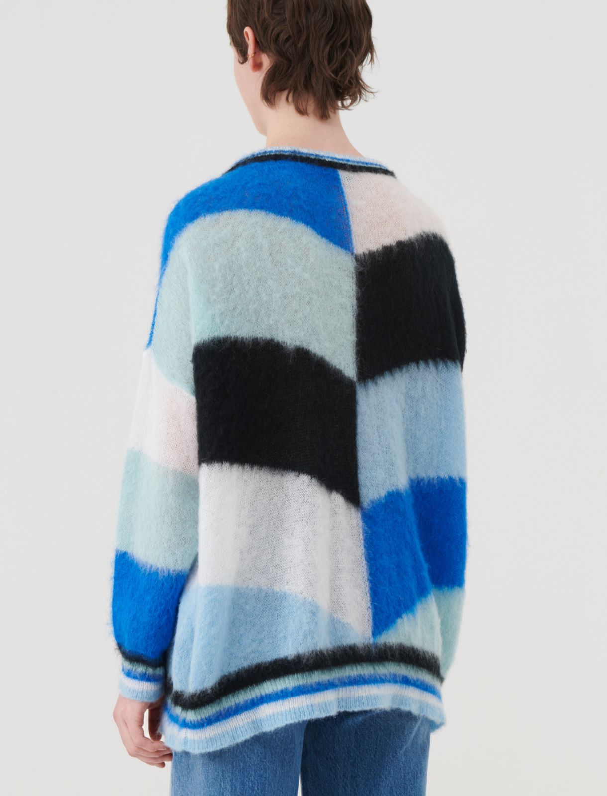 Oversized sweater - Light blue - Marella - 2