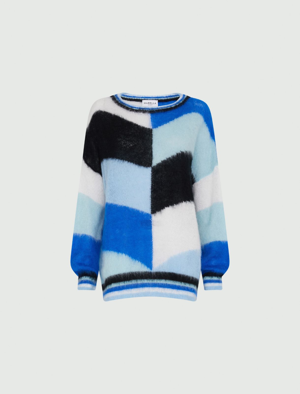 Oversized sweater - Light blue - Marella - 5