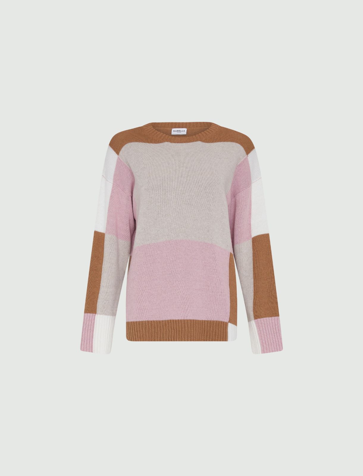 Wool-blend sweater - Camel - Marella - 5
