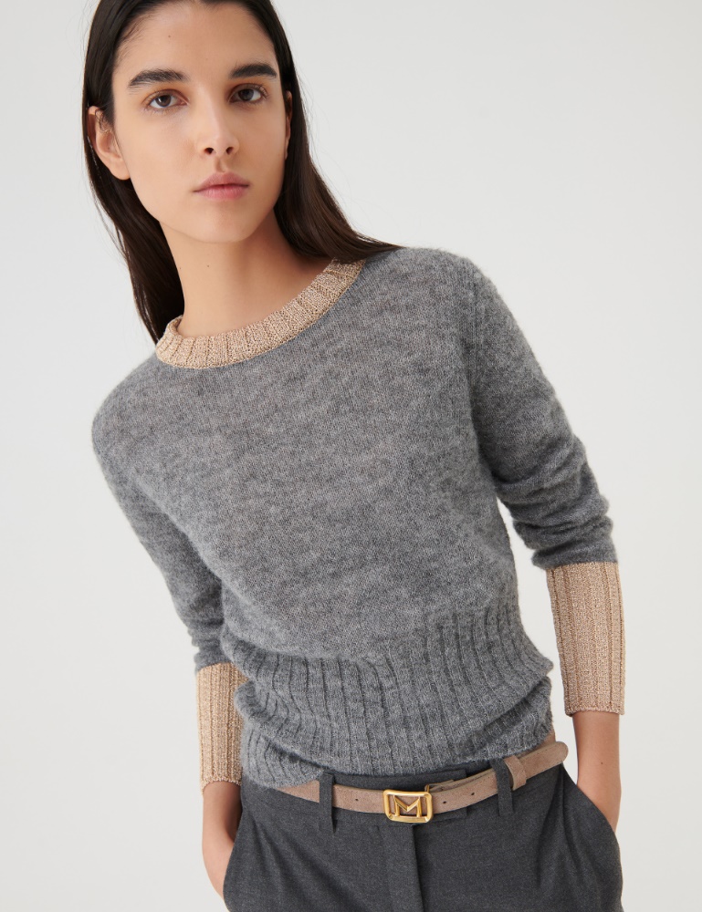 Lurex sweater - Melange grey - Marella