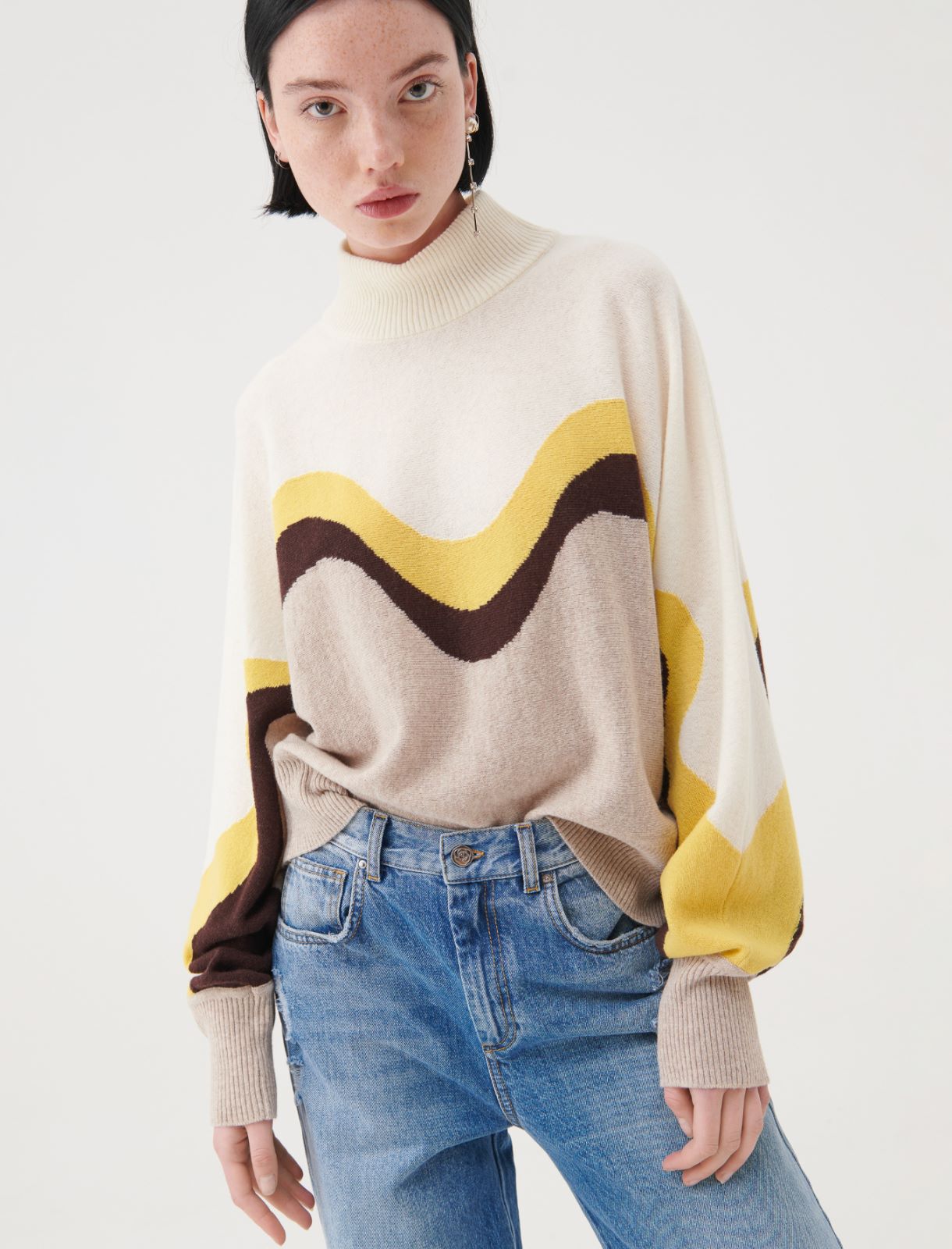 Inlay sweater - Sunflower - Marella - 3