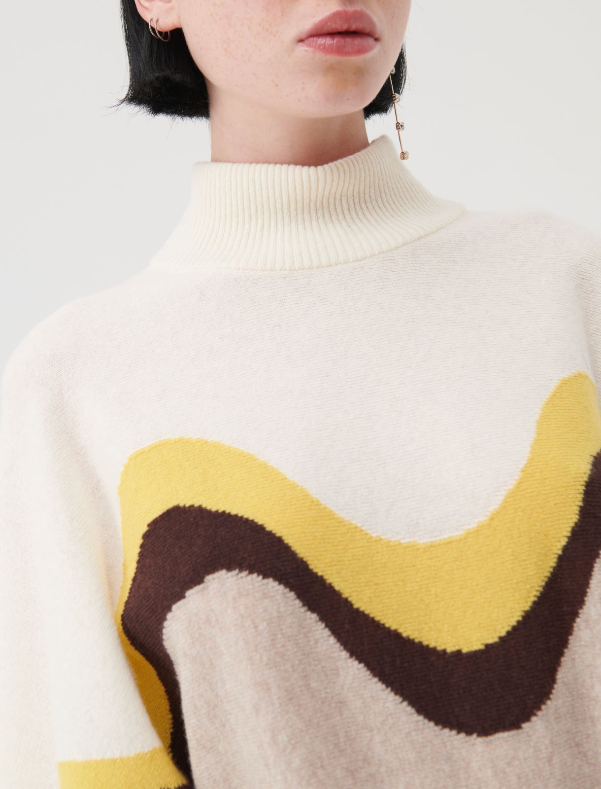 Inlay sweater - Sunflower - Marella - 4