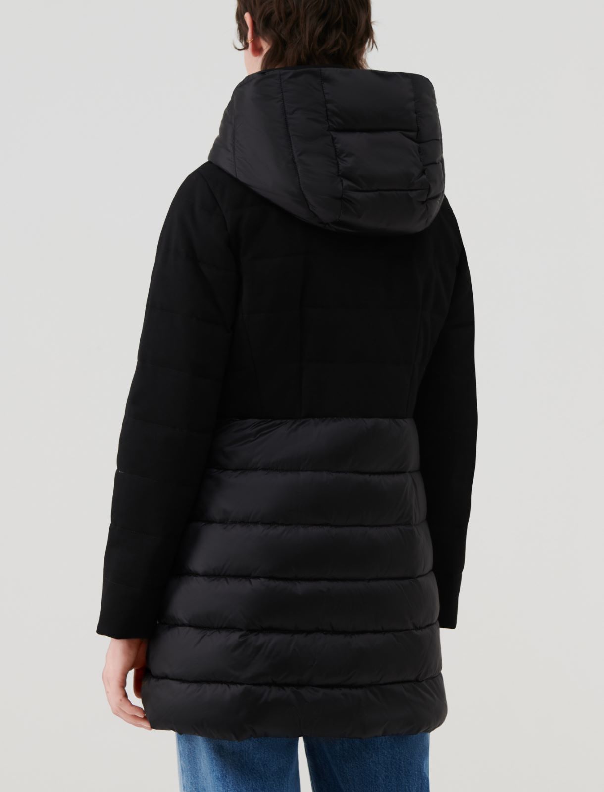 Fit-and-flare down jacket - Black - Marella - 2