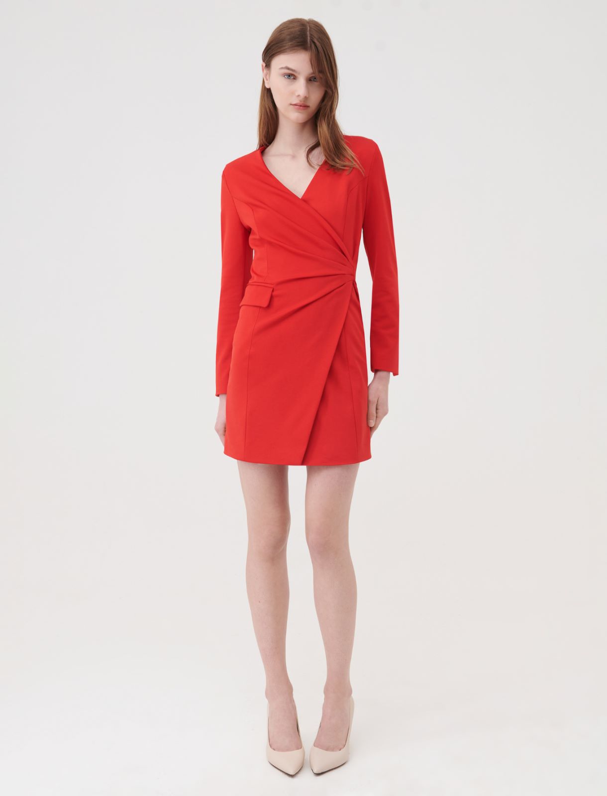 Wrap dress - Red - Marella