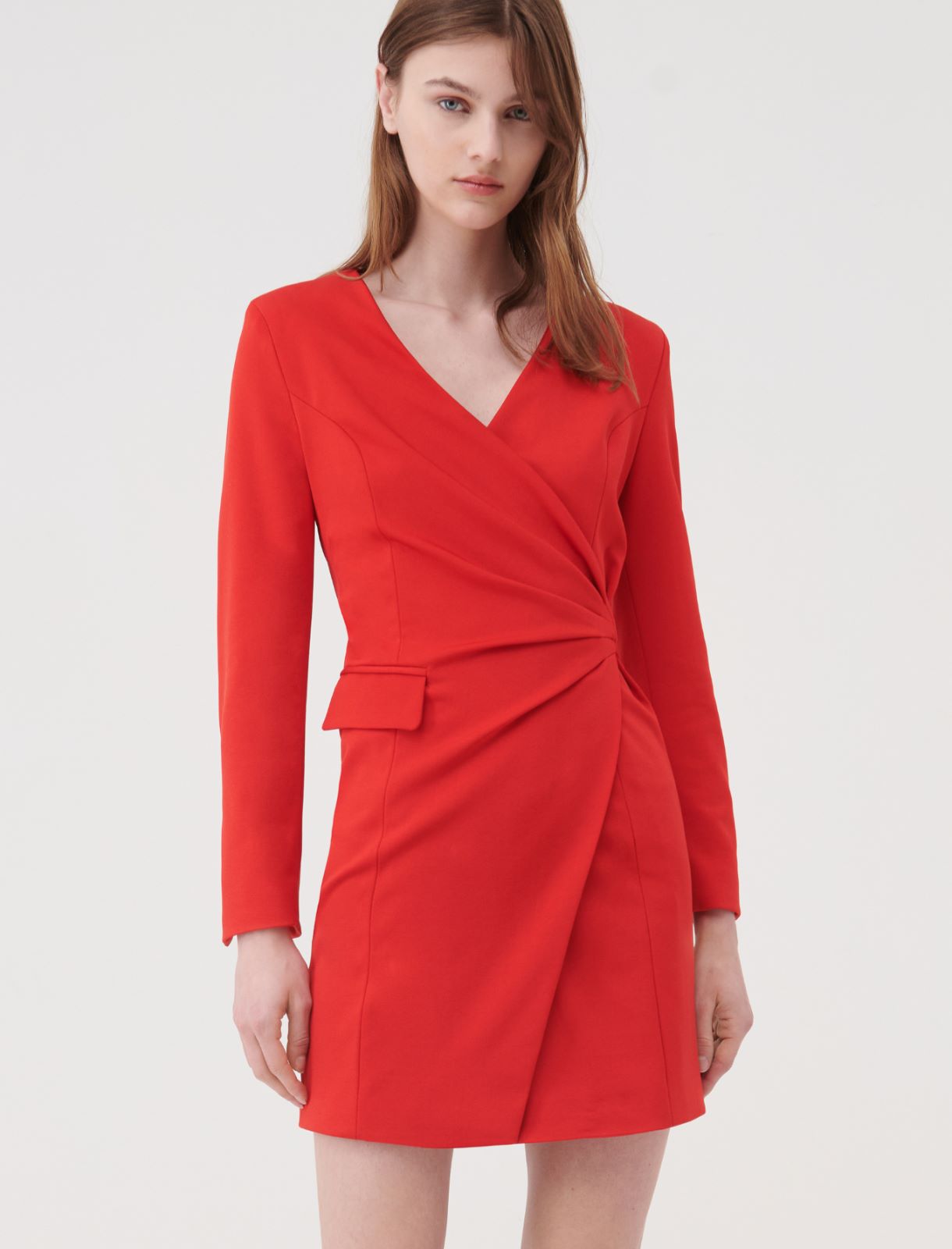 Wrap dress - Red - Marella - 3