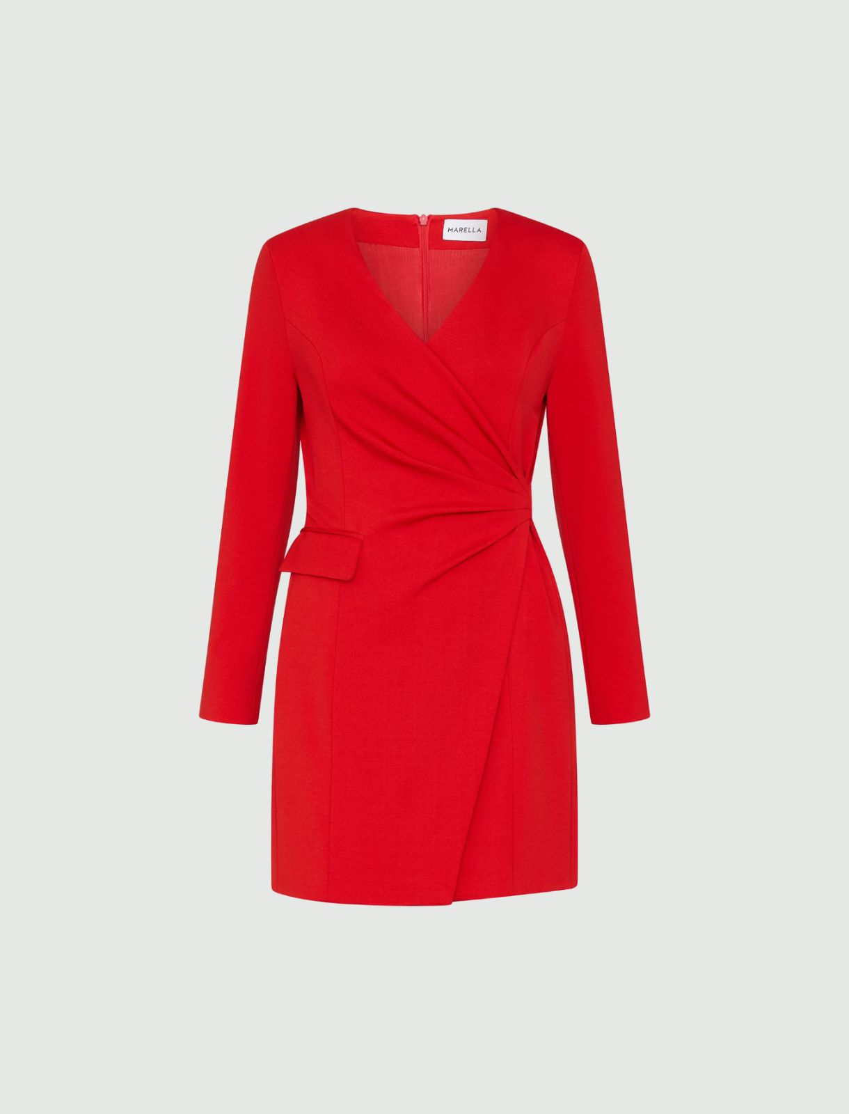 Wrap dress - Red - Marella - 5