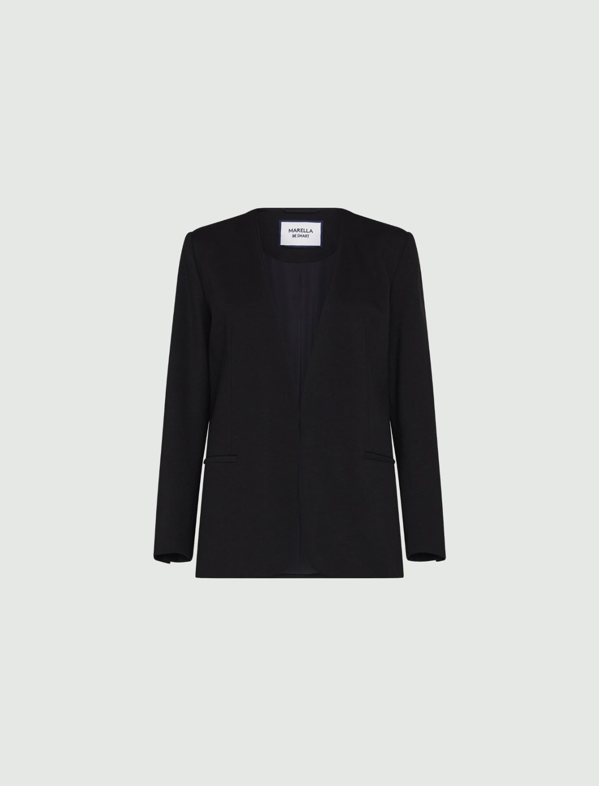 Jersey jacket - Black - Marella - 5