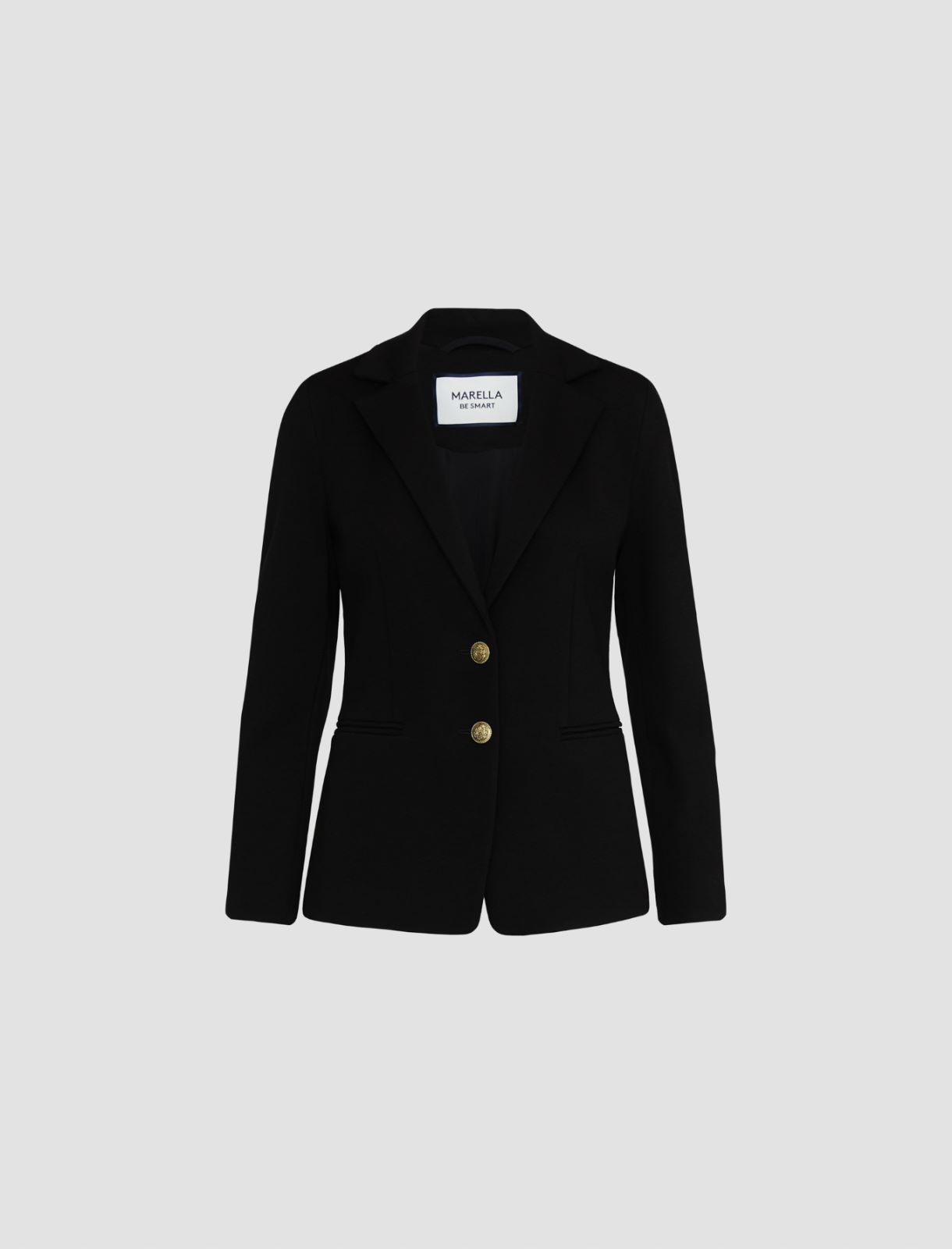 Jersey blazer - Black - Marella - 2