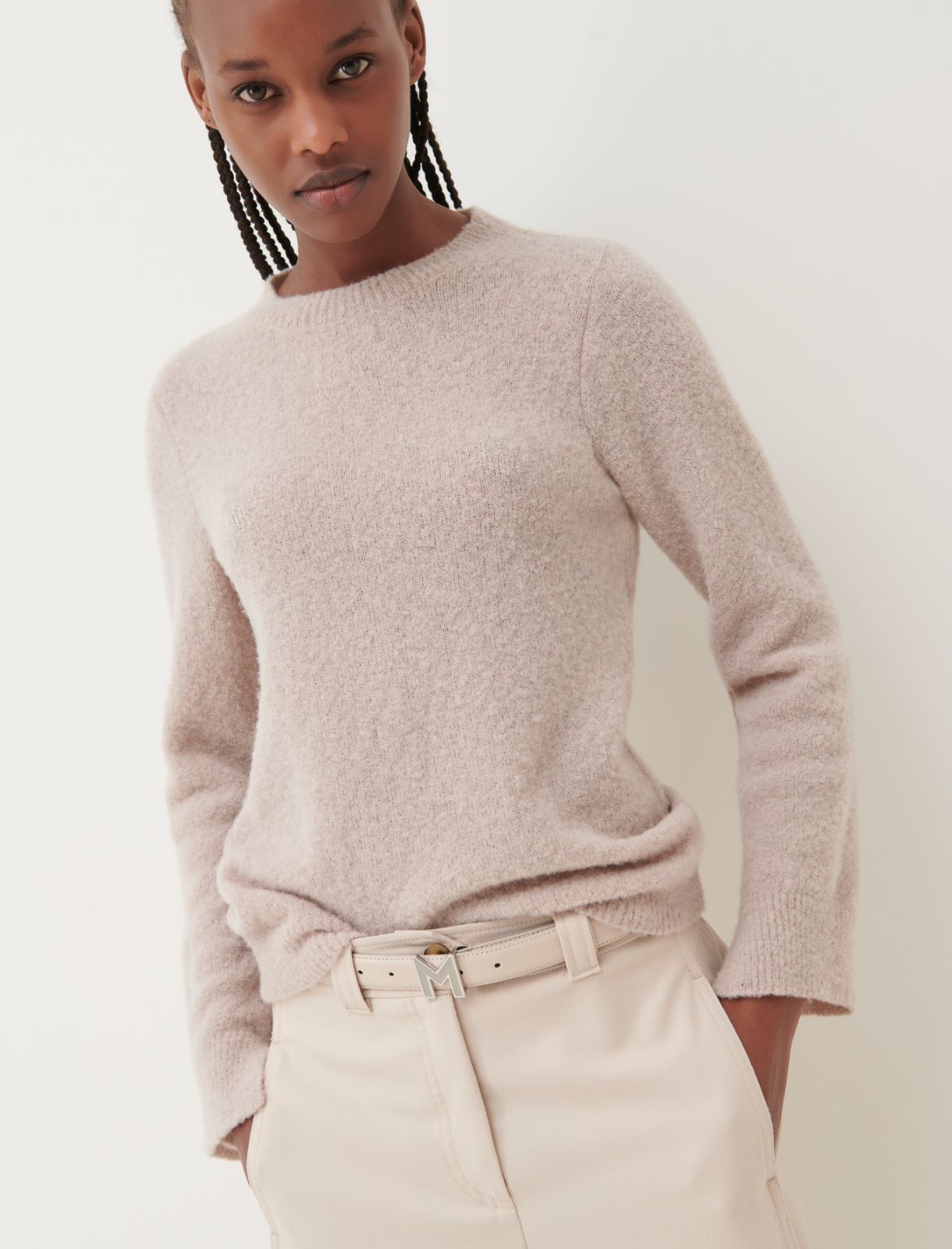 Slim-fit sweater - Natural - Marella - 3