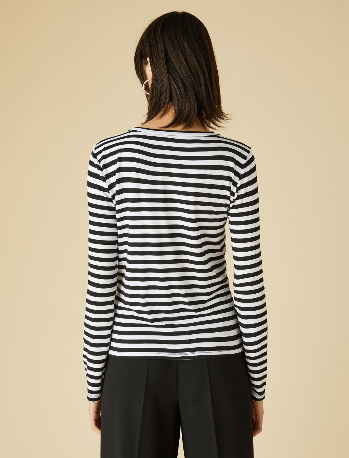 Striped T-shirt - Cream - Marella - 2