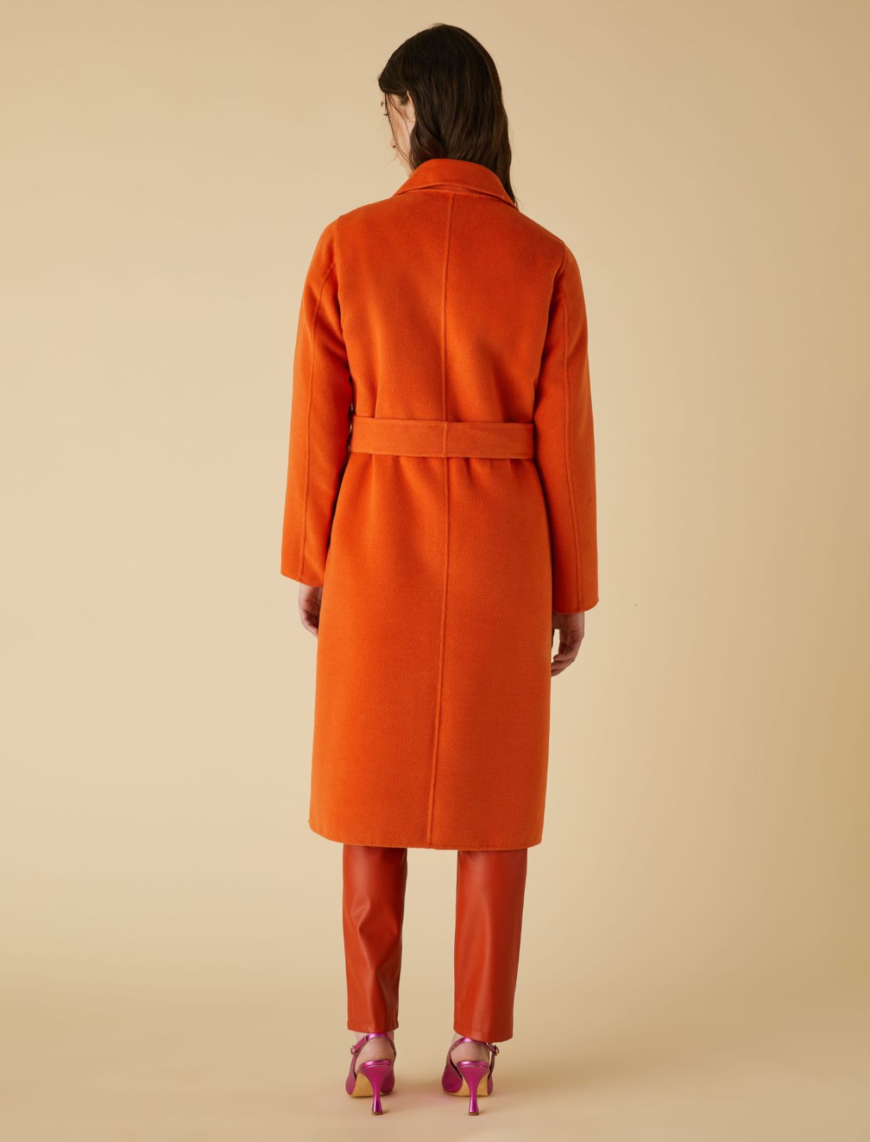 Long coat - Orange - Marella - 2