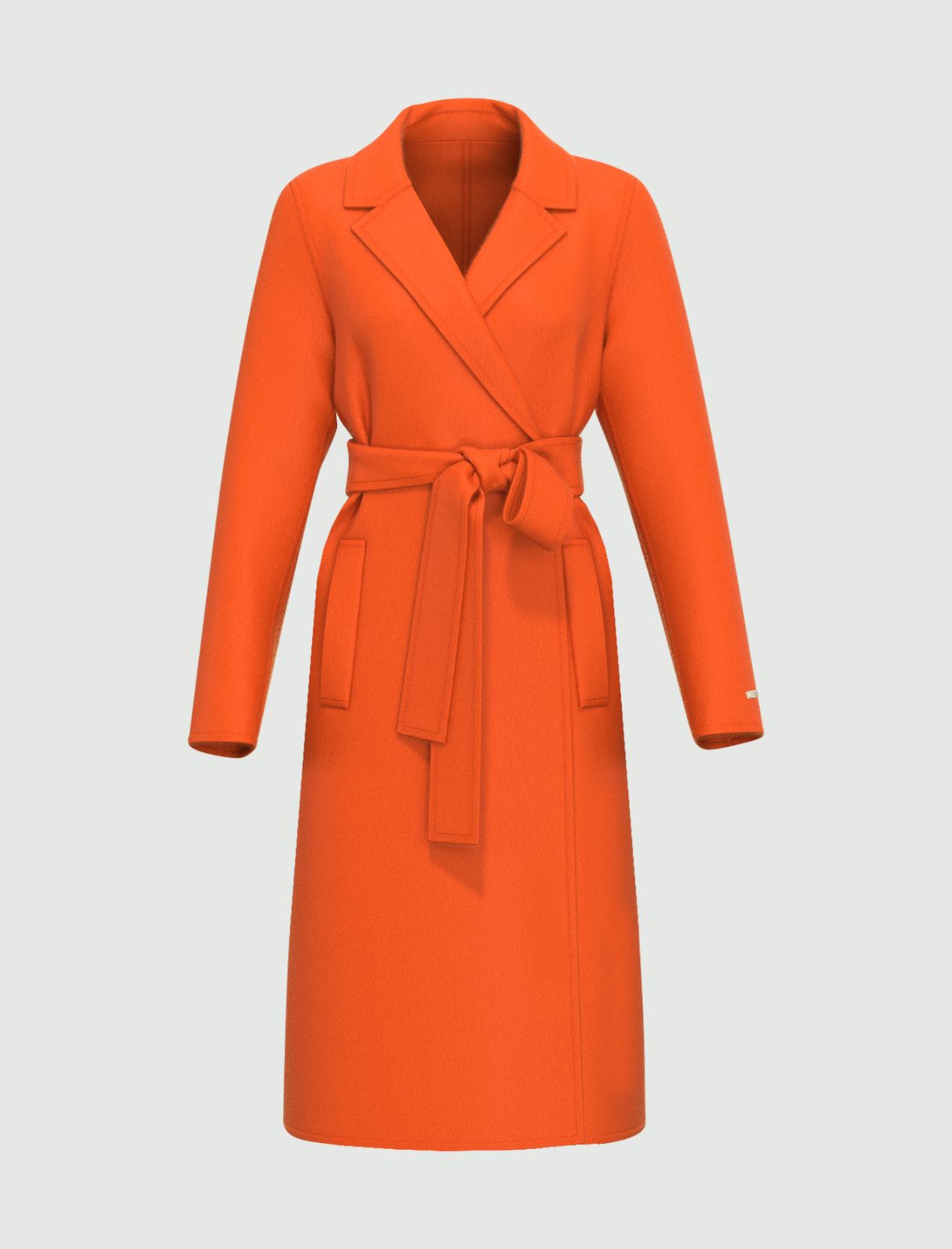 Long coat - Orange - Marella - 4