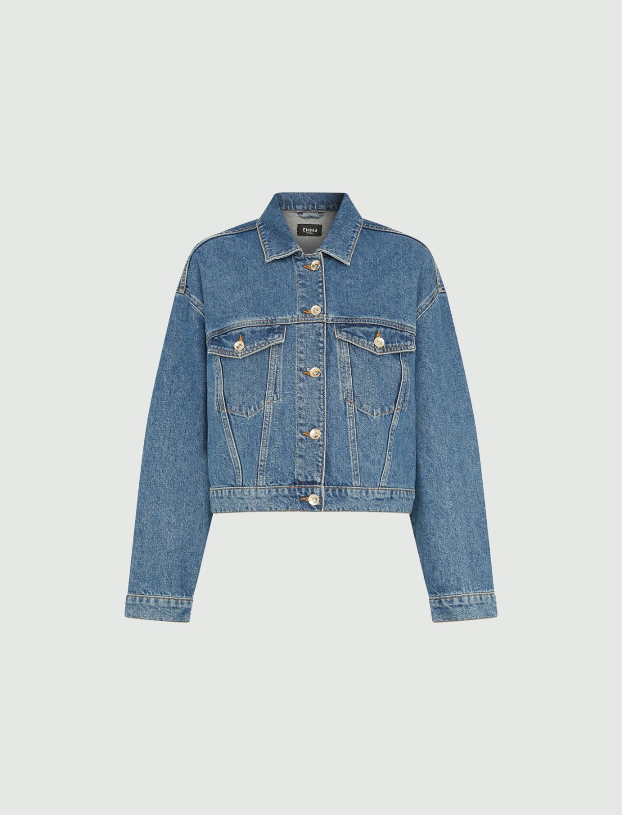 Denim jacket - Blue jeans - Marella - 4