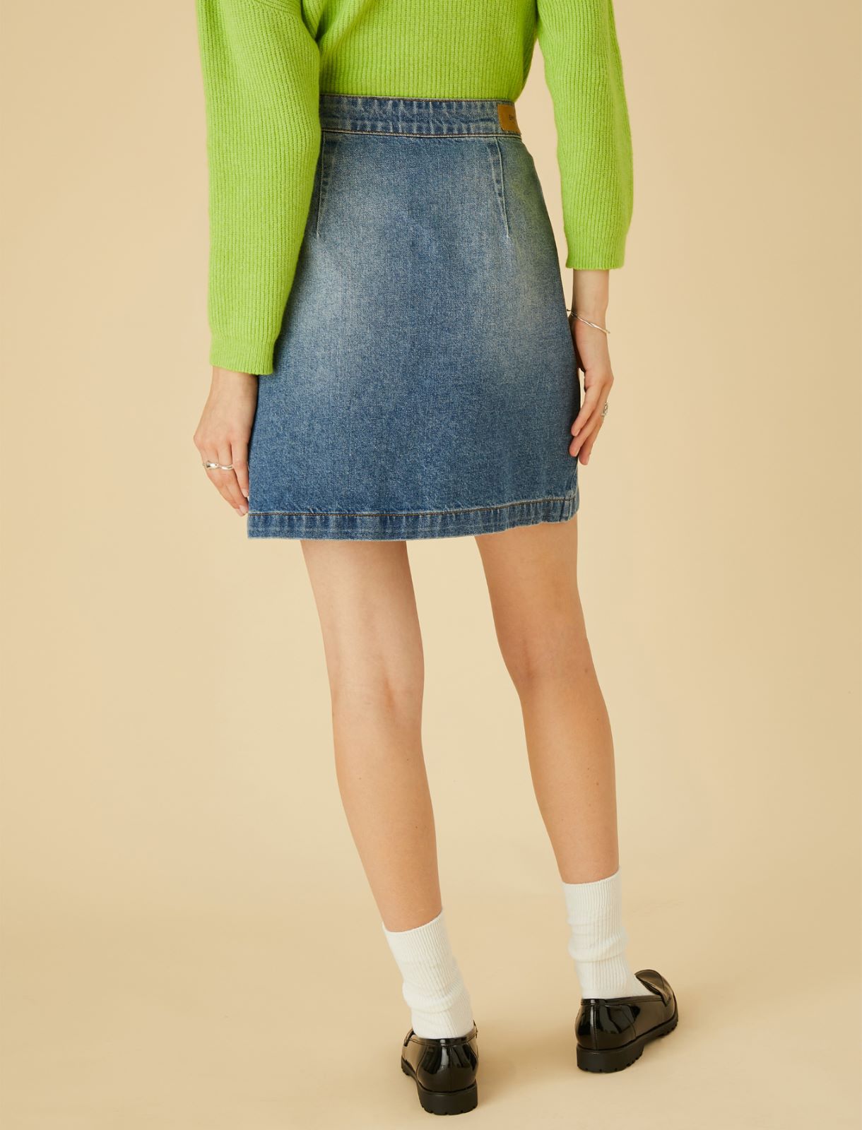 Short skirt - Blue jeans - Marella - 2