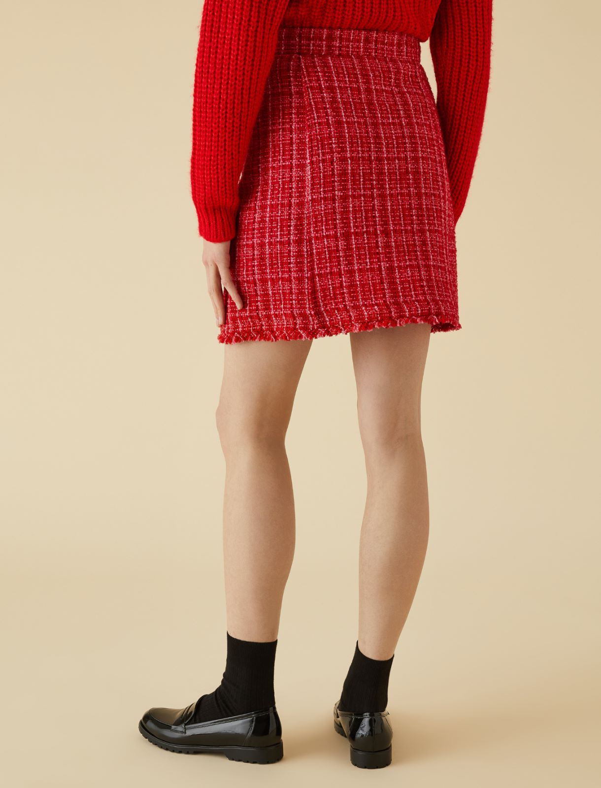 Short skirt - Red - Marella - 2