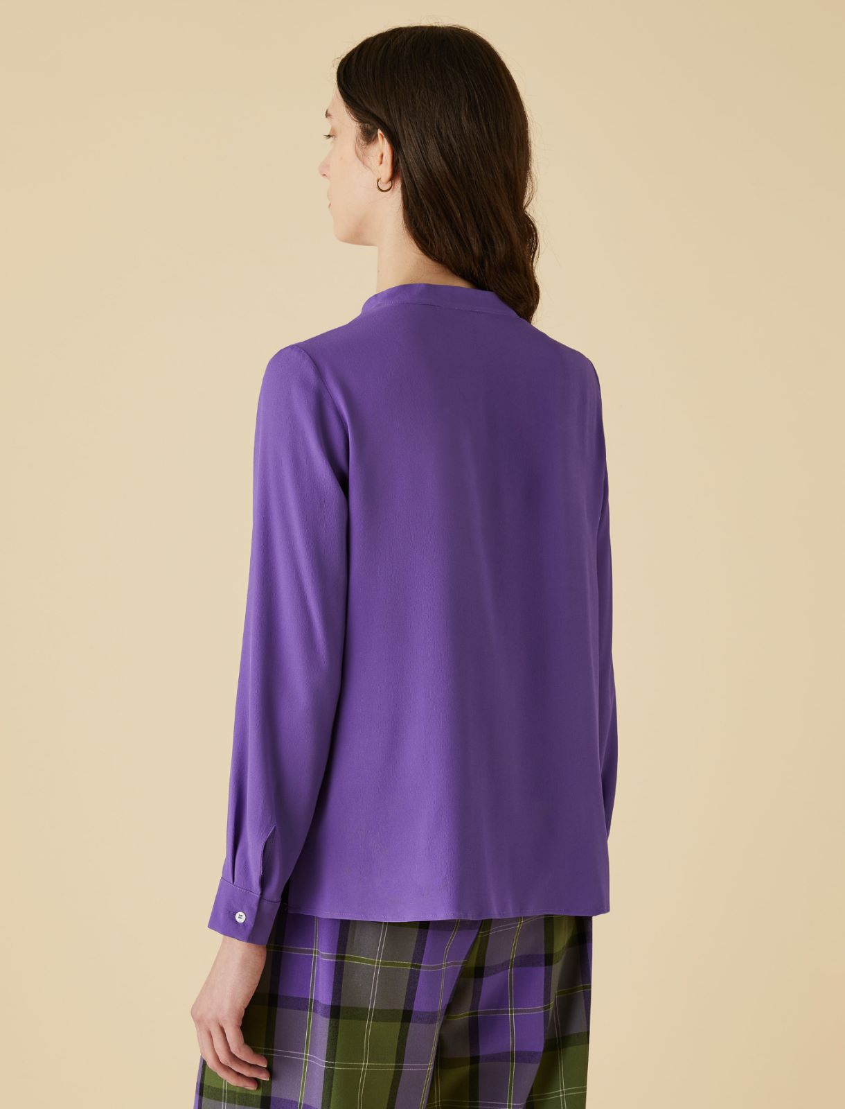 Crepe blouse - Purple - Marella - 2