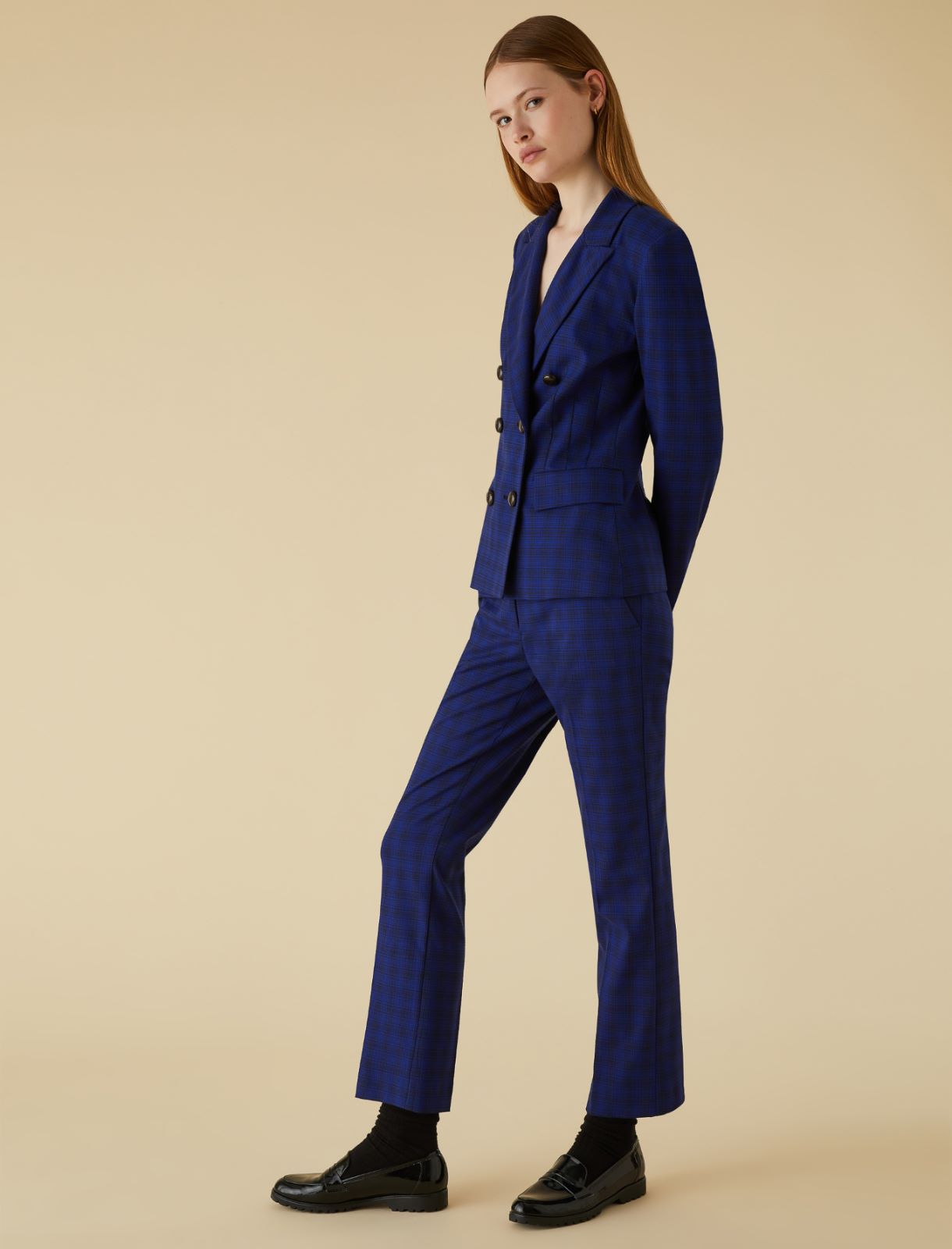 Straight-leg trousers - Cornflower blue - Marella