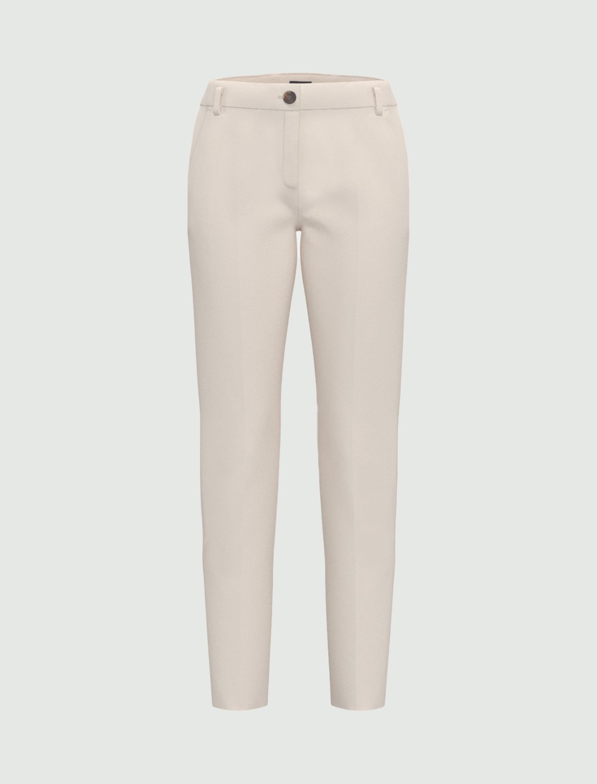 Slim trousers - Ivory - Marella - 4