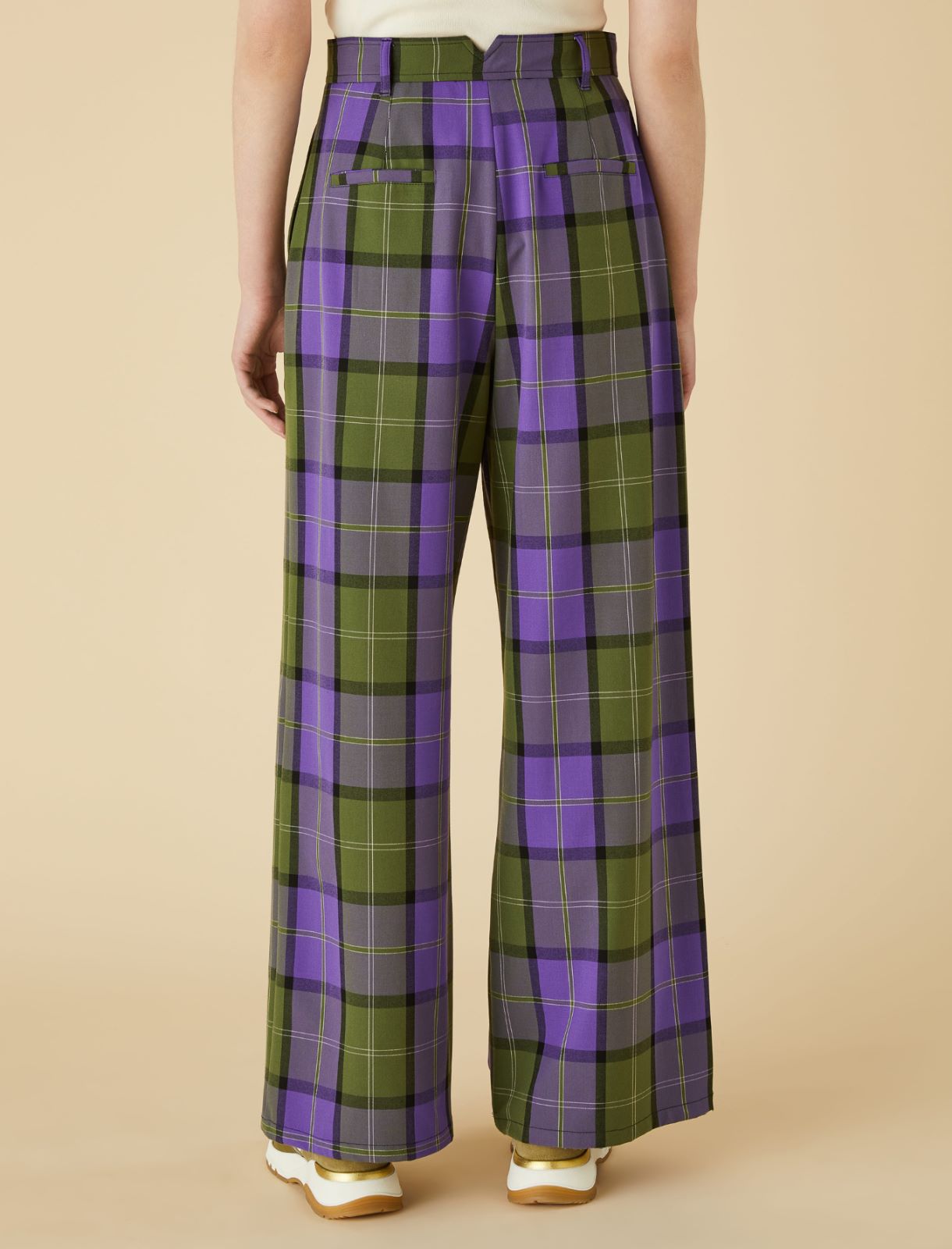 Wide-leg trousers - Purple - Marella - 2