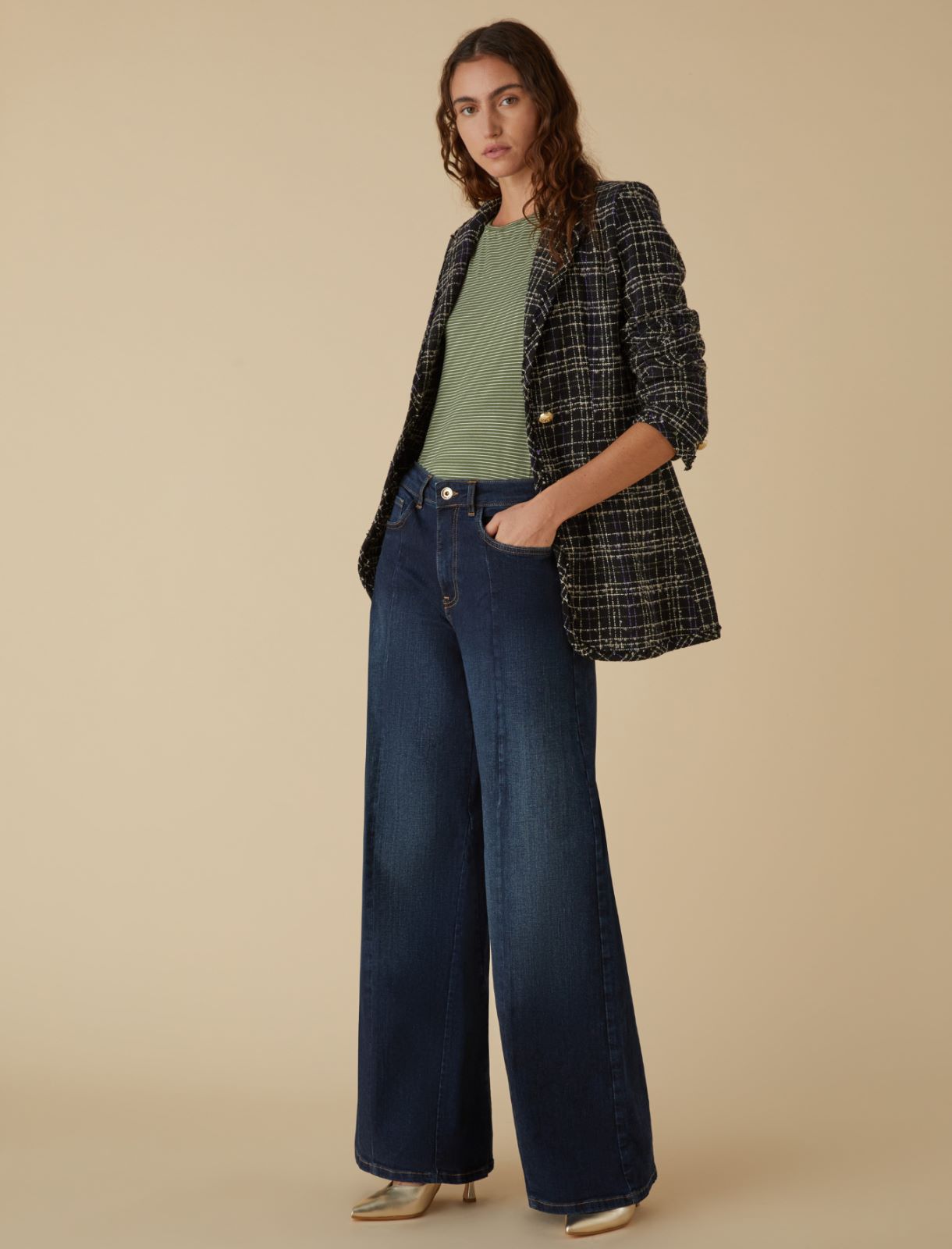 Wide-leg jeans - Copying blue - Marella