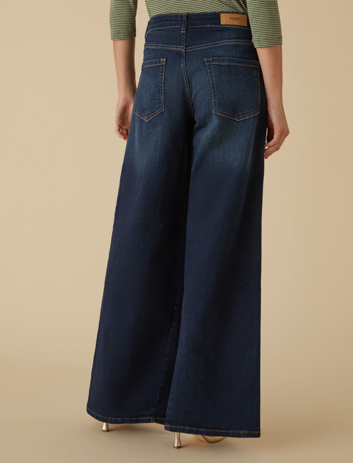 Wide-leg jeans - Copying blue - Marella - 2