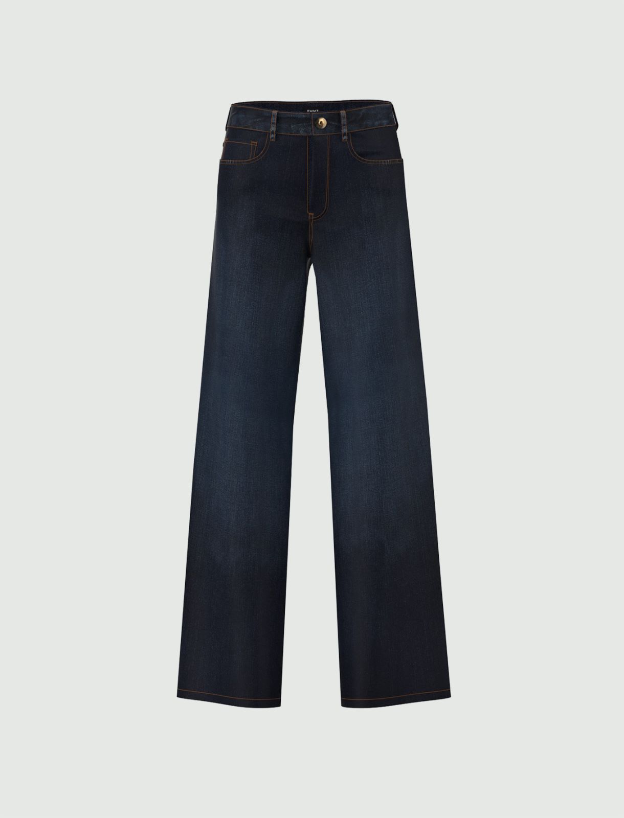 Wide-leg jeans, copying blue | Marella