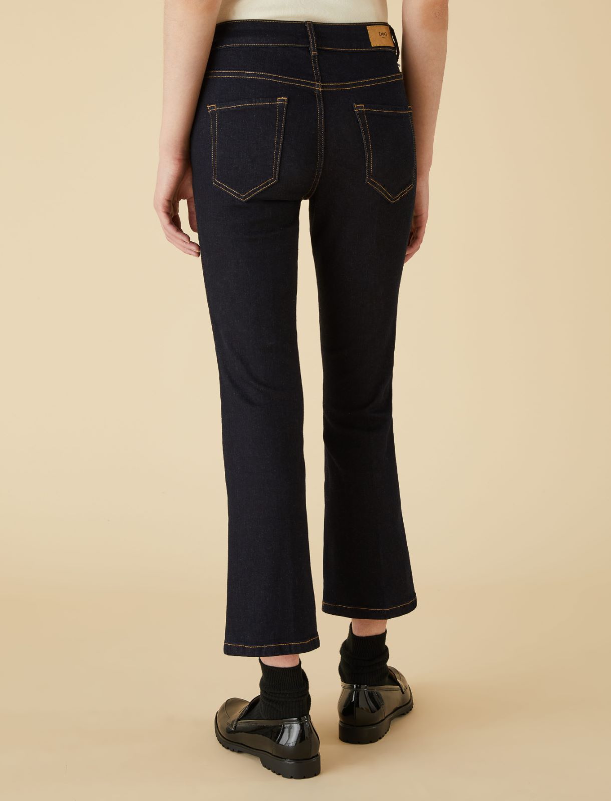 Slim-fit flared jeans - Navy - Marella - 2